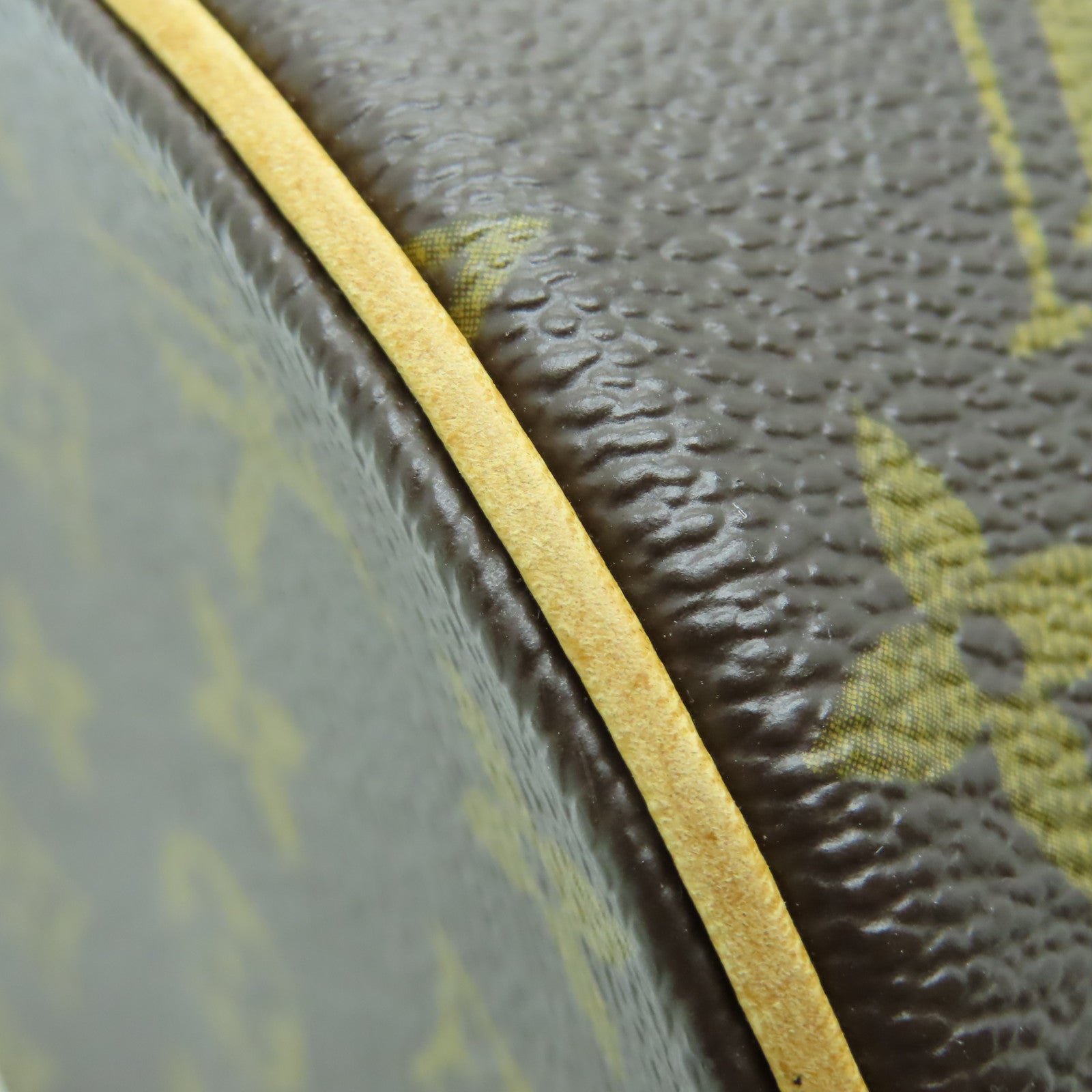LOUIS VUITTON Monogram Papillon GM金扣肩背袋棕色