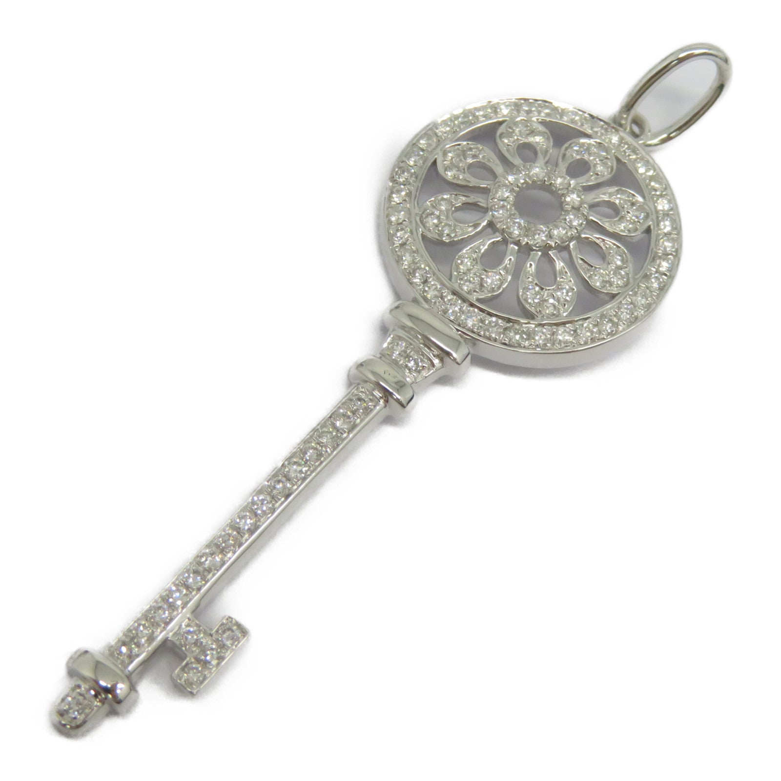 JEWELRY 【激減優惠】18K白金Diamond Pendant Top 0.457ct鑽石吊墜