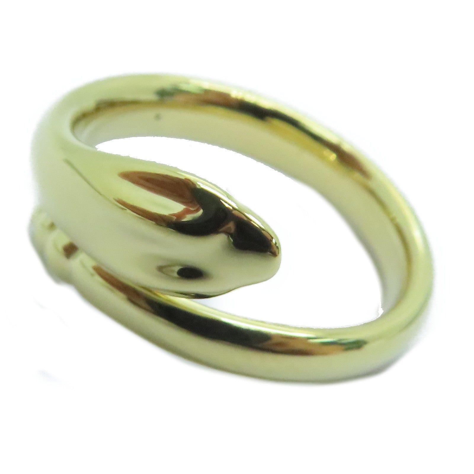 TIFFANY＆CO 【激減優惠】18K黃金Elsa Peretti Snake Ring戒指US#4.25