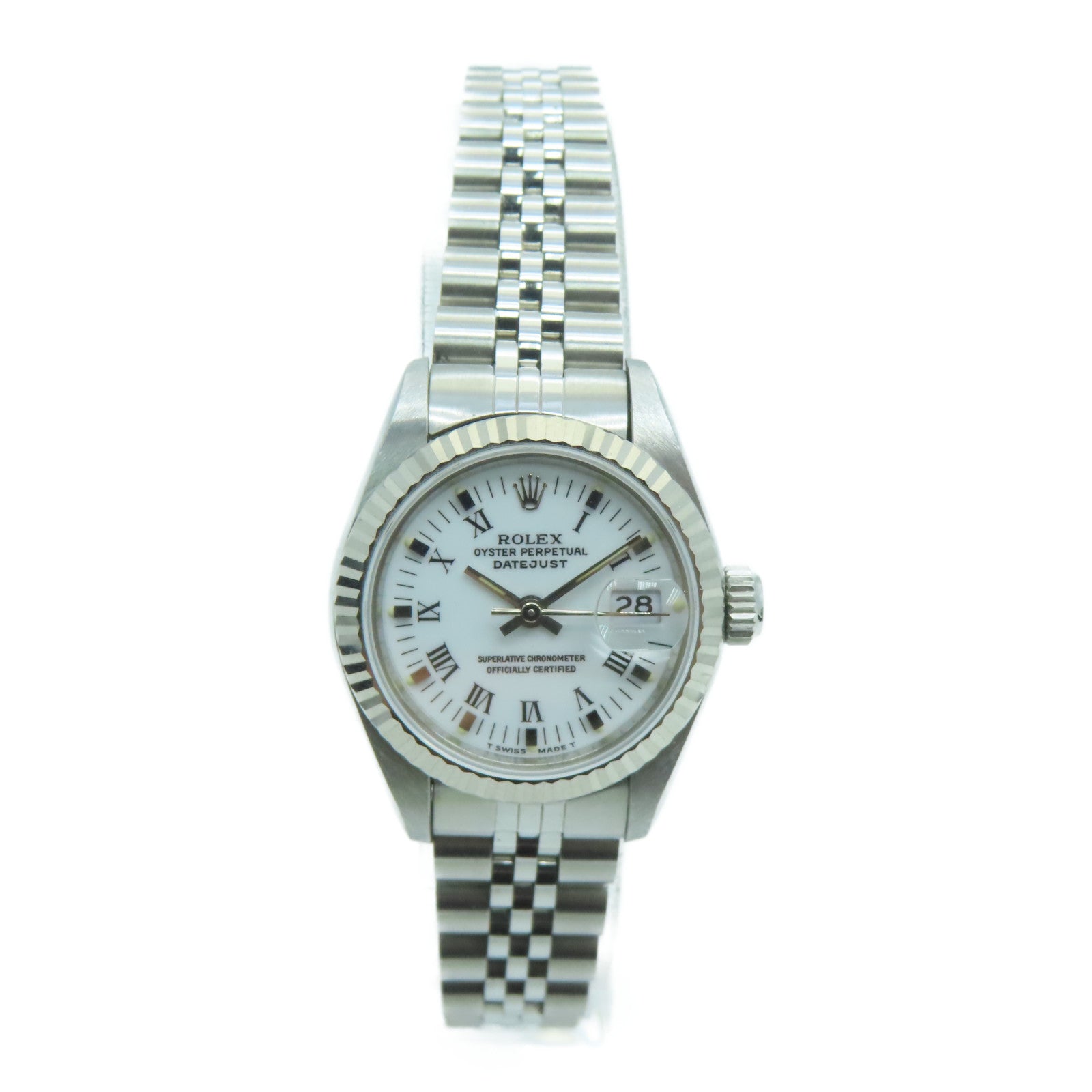 ROLEX Datejust Watch不锈钢手表自动机芯手表白色