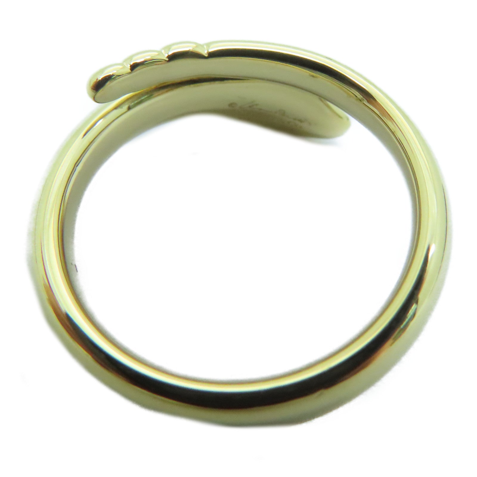 TIFFANY＆CO 【激減優惠】18K黃金Elsa Peretti Snake Ring戒指US#4.25