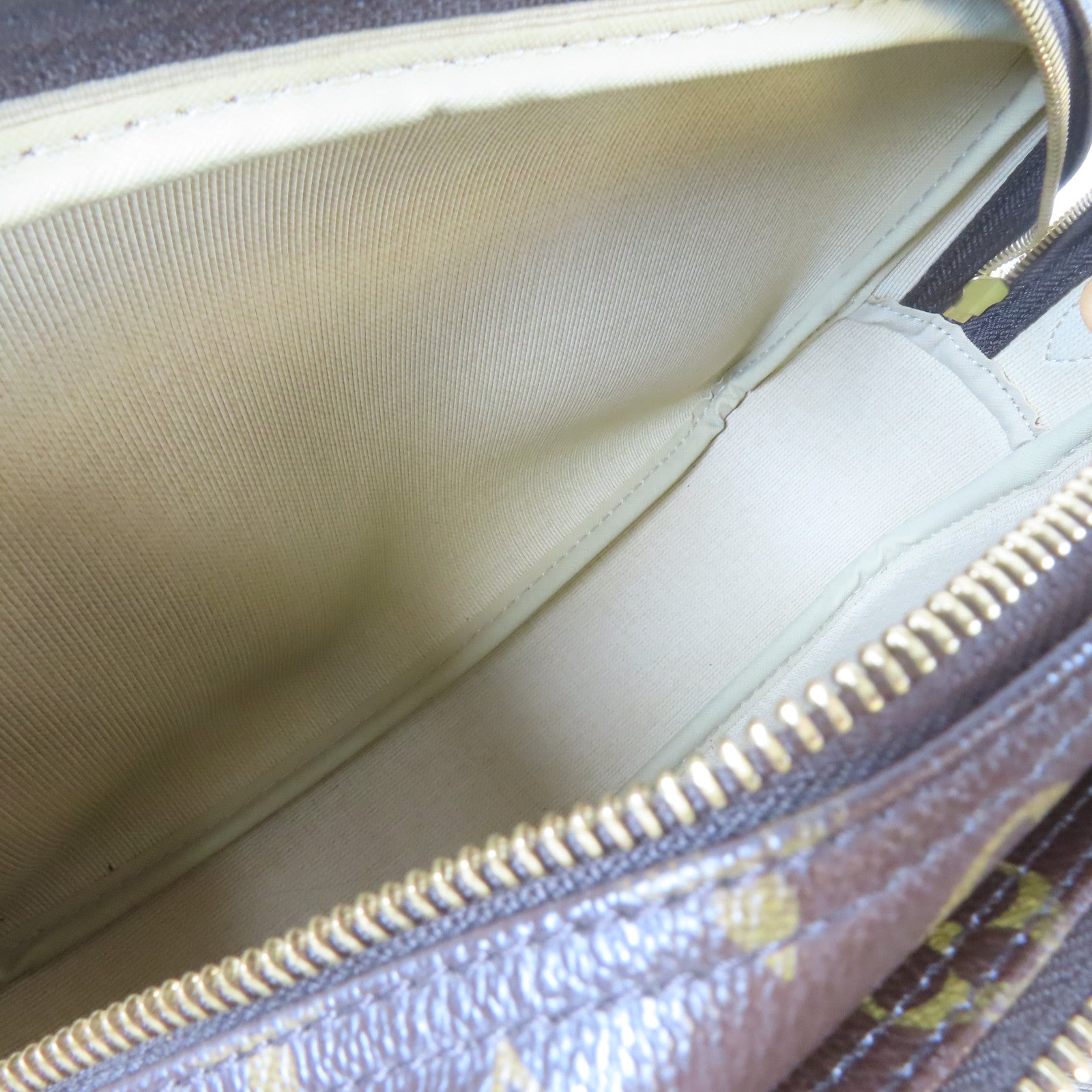 LOUIS VUITTON Monogram Reporter金扣肩背袋啡色