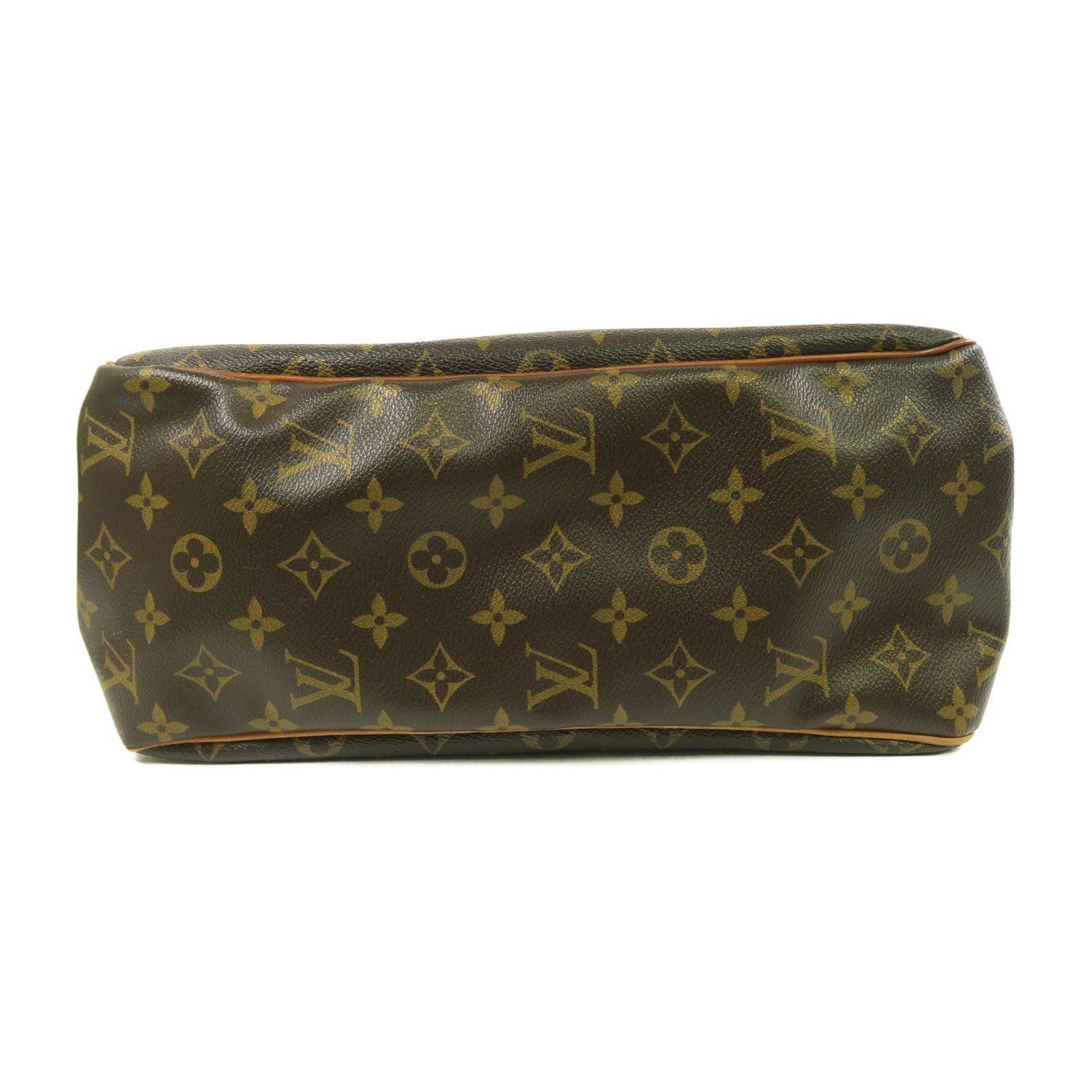 LOUIS VUITTON Monogram Batignolles Vertical金扣手挽袋啡色