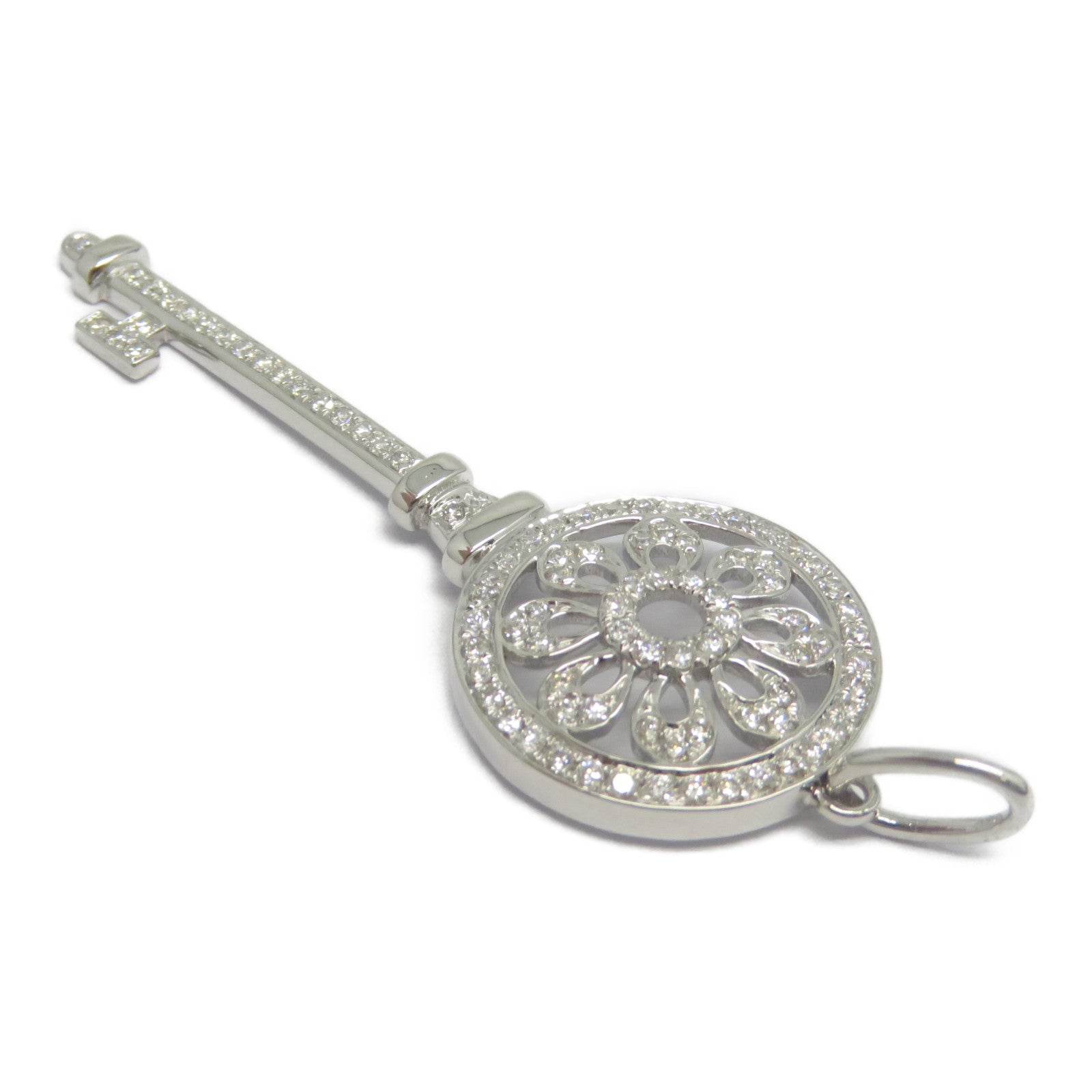 JEWELRY 【激減優惠】18K白金Diamond Pendant Top 0.457ct鑽石吊墜