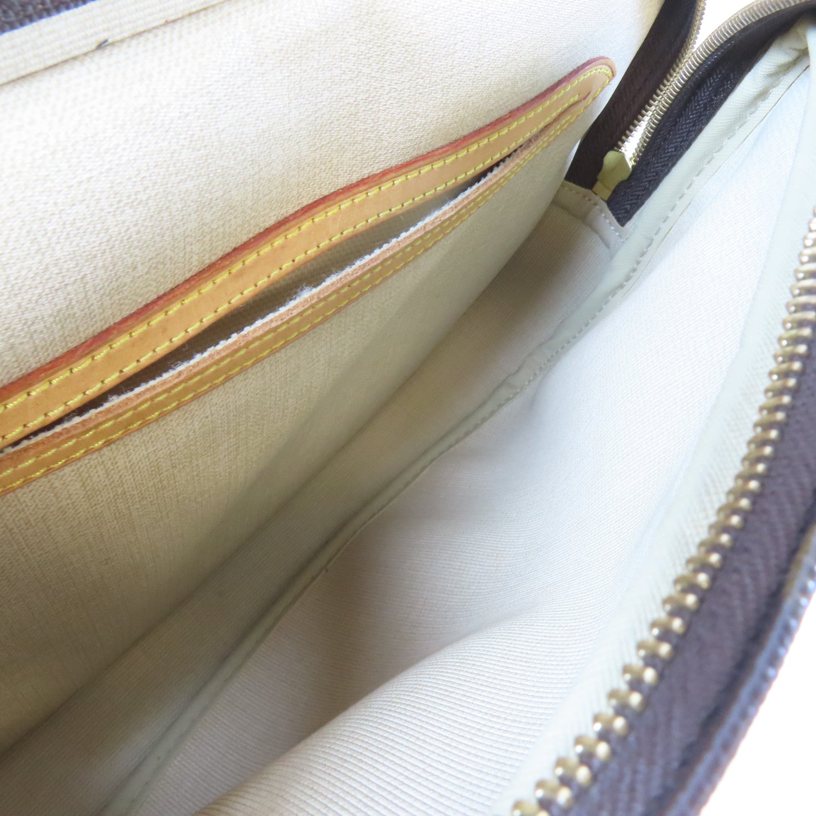 LOUIS VUITTON Monogram Reporter金扣肩背袋啡色