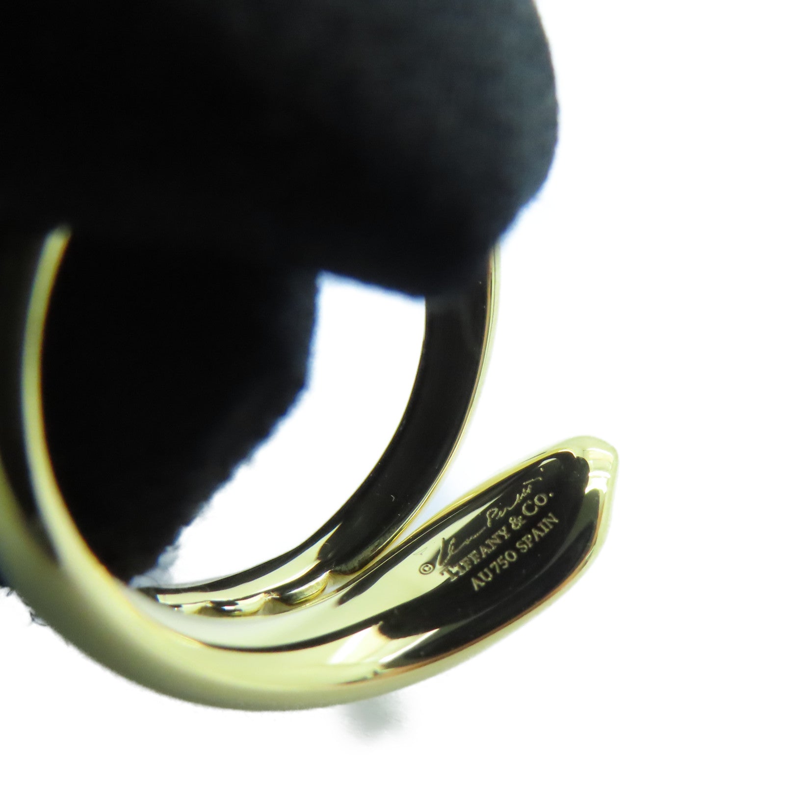 TIFFANY＆CO 【激減優惠】18K黃金Elsa Peretti Snake Ring戒指US#4.25