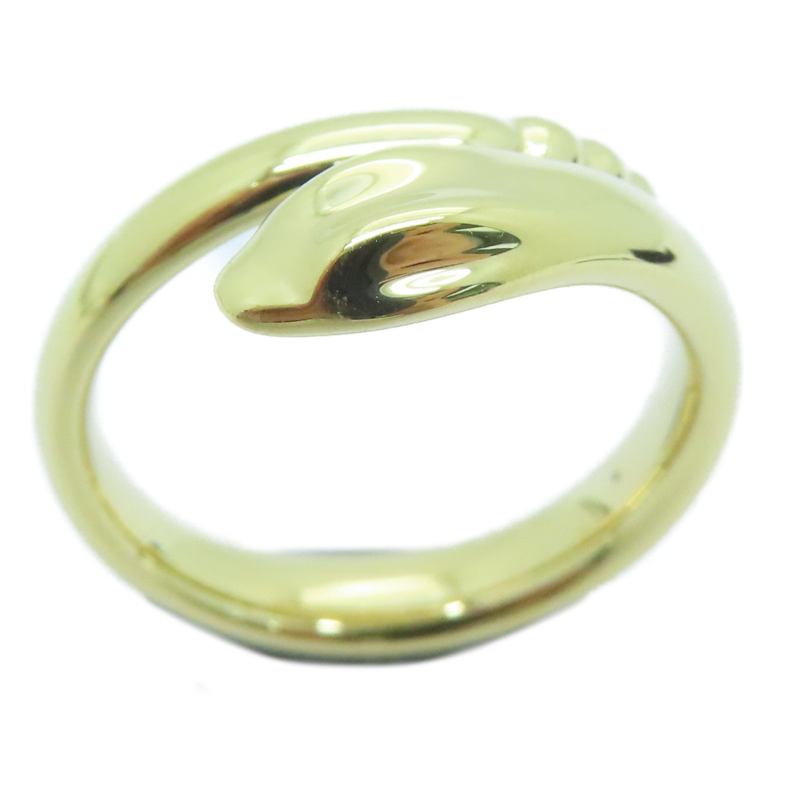 TIFFANY＆CO 【激減優惠】18K黃金Elsa Peretti Snake Ring戒指US#4.25