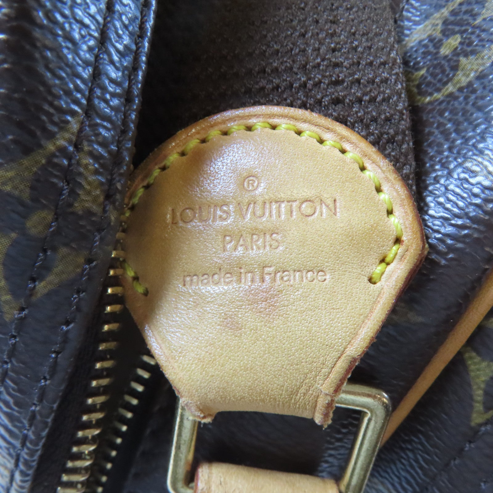 LOUIS VUITTON Monogram Reporter金扣肩背袋啡色
