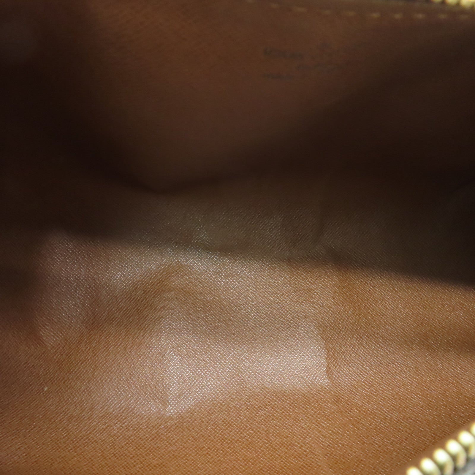 LOUIS VUITTON Monogram Papillon GM金扣肩背袋棕色