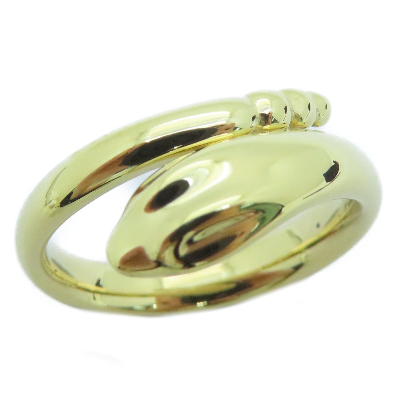 TIFFANY＆CO 【激減優惠】18K黃金Elsa Peretti Snake Ring戒指US#4.25