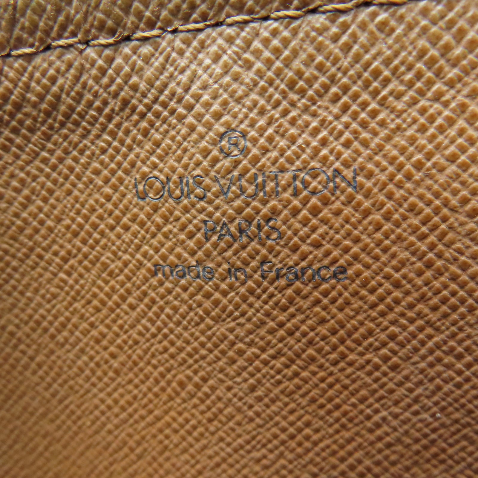 LOUIS VUITTON Monogram Papillon GM金扣肩背袋棕色