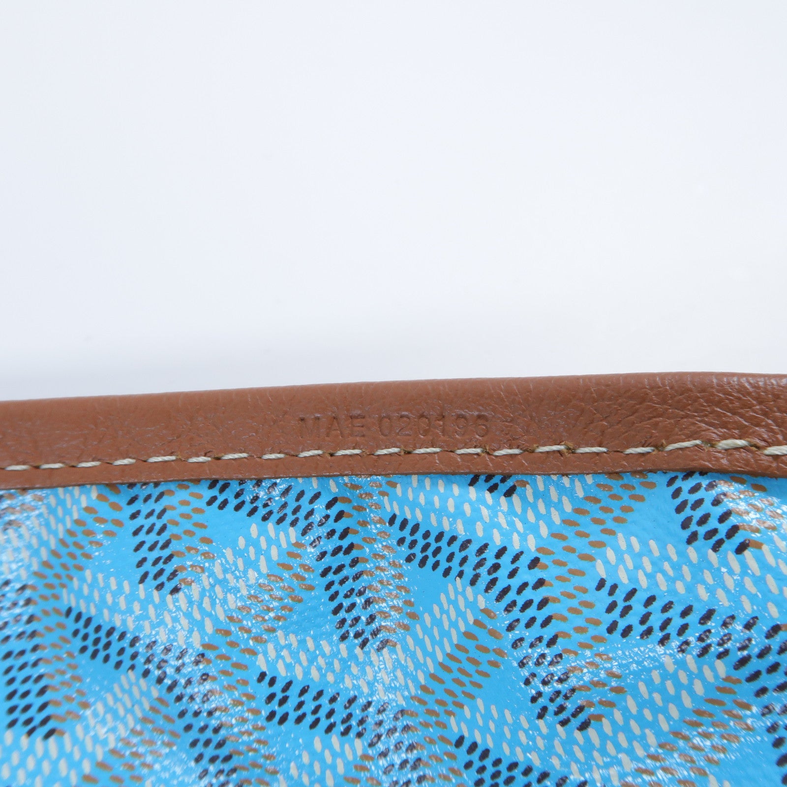 GOYARD 塗層帆布Bellara MM Tote Bag肩背袋米色/藍色