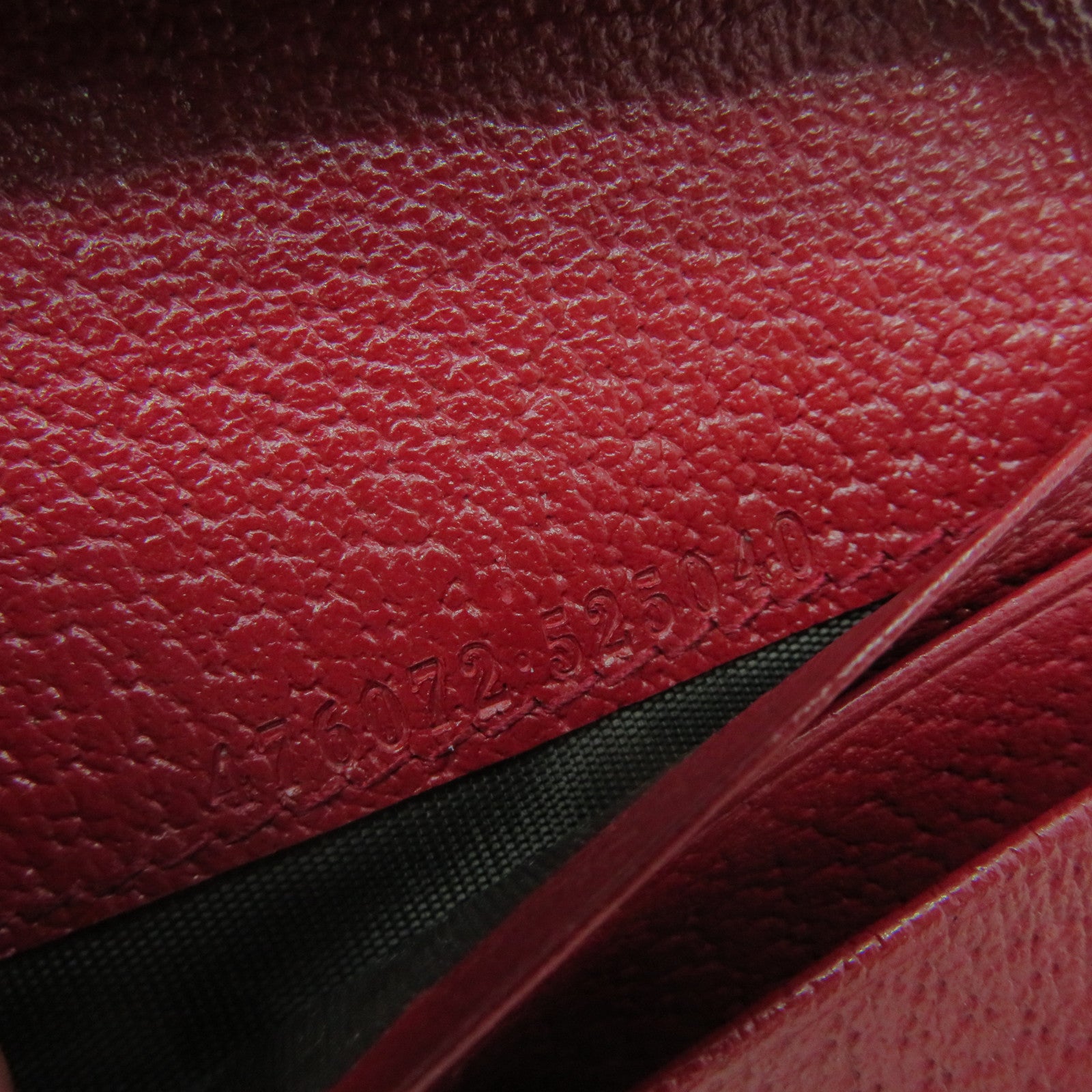 GUCCI 涂层帆布Mini Wallet短钱包啡色/红色