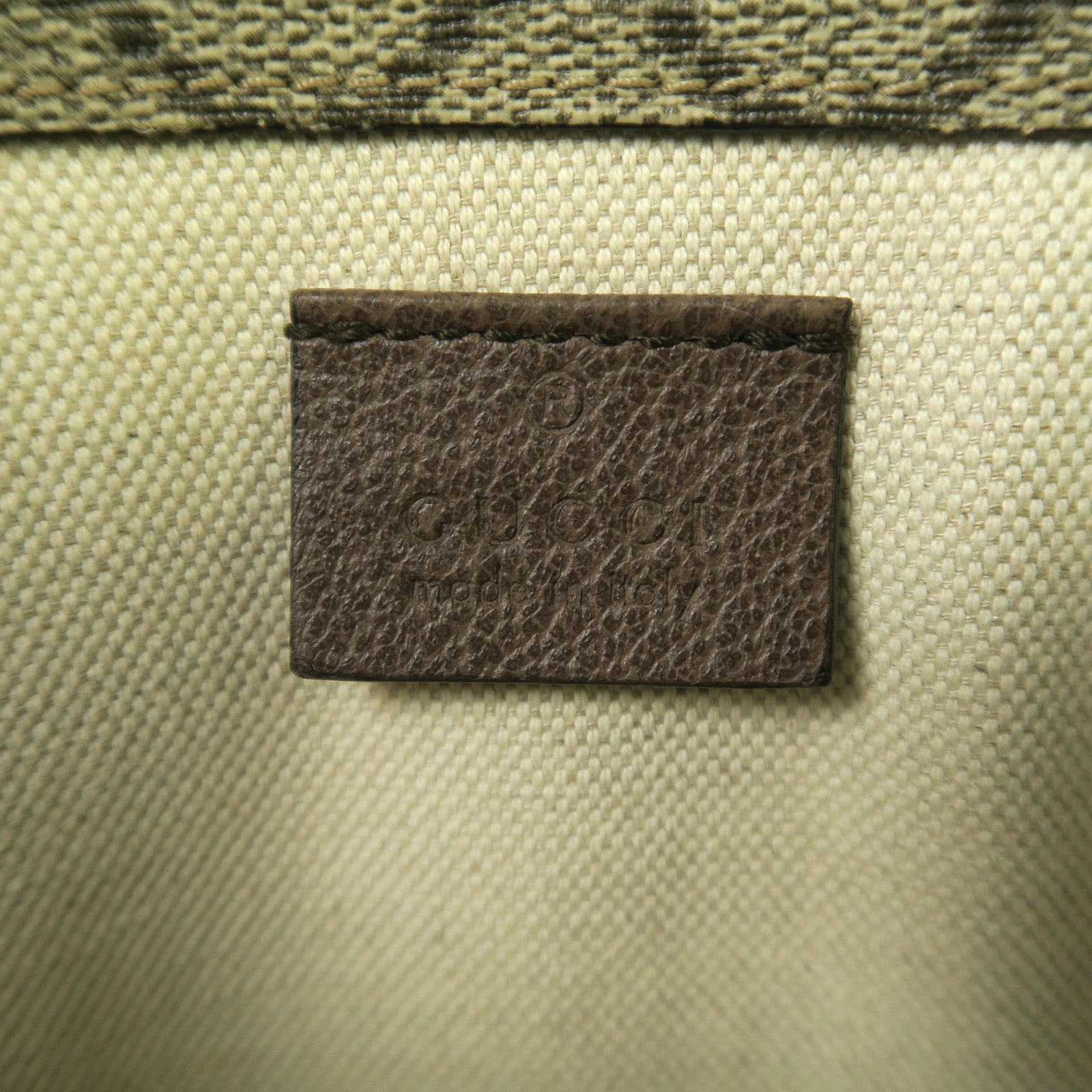 GUCCI 塗層帆布Neo Vintage GG Supreme腰包啡色