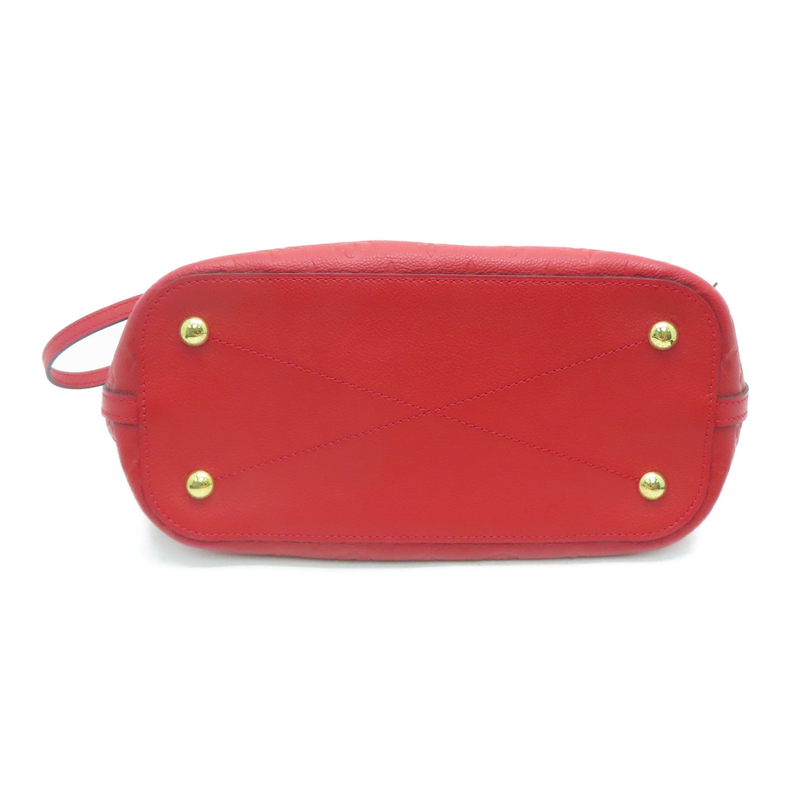 LOUIS VUITTON 【激减优惠】Monogram Empreinte Mazarine MM金扣手挽肩背两用袋红色