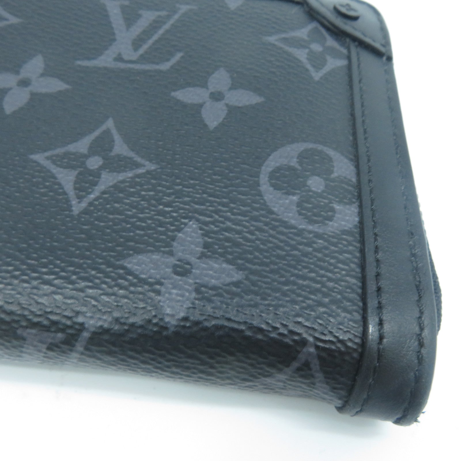 LOUIS VUITTON Monogram Eclipse Zippy Wallet Trunk長錢包黑色