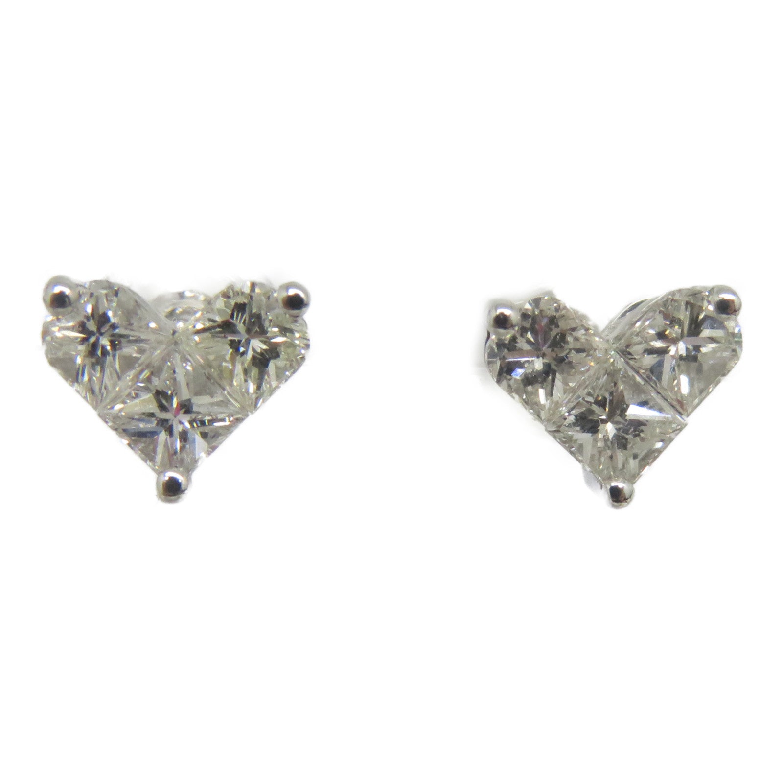JEWELRY 18K白金Diamond Earrings 0.89ct鑽石耳環