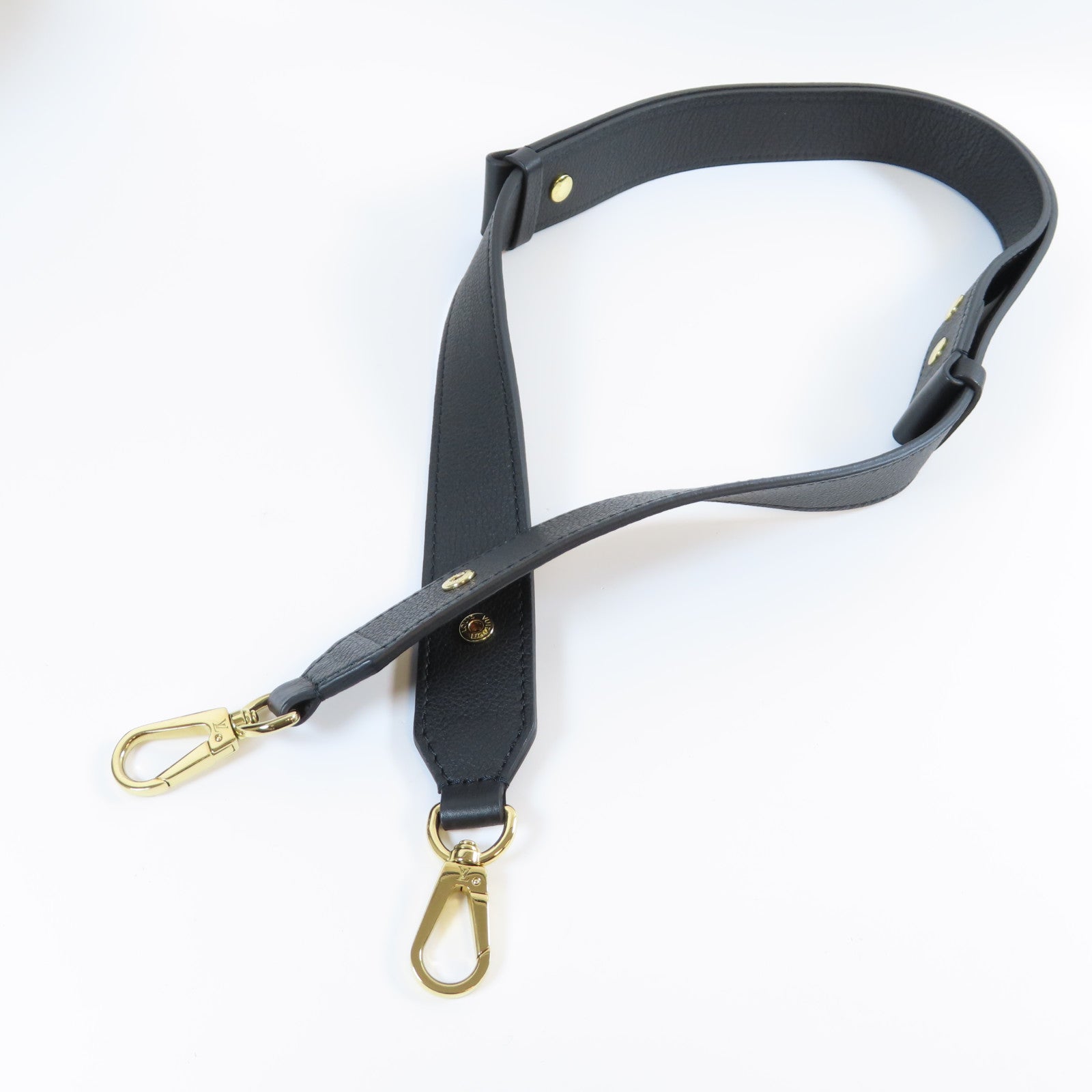 LOUIS VUITTON 牛皮皮革Lockme金扣手挽肩背兩用袋黑色