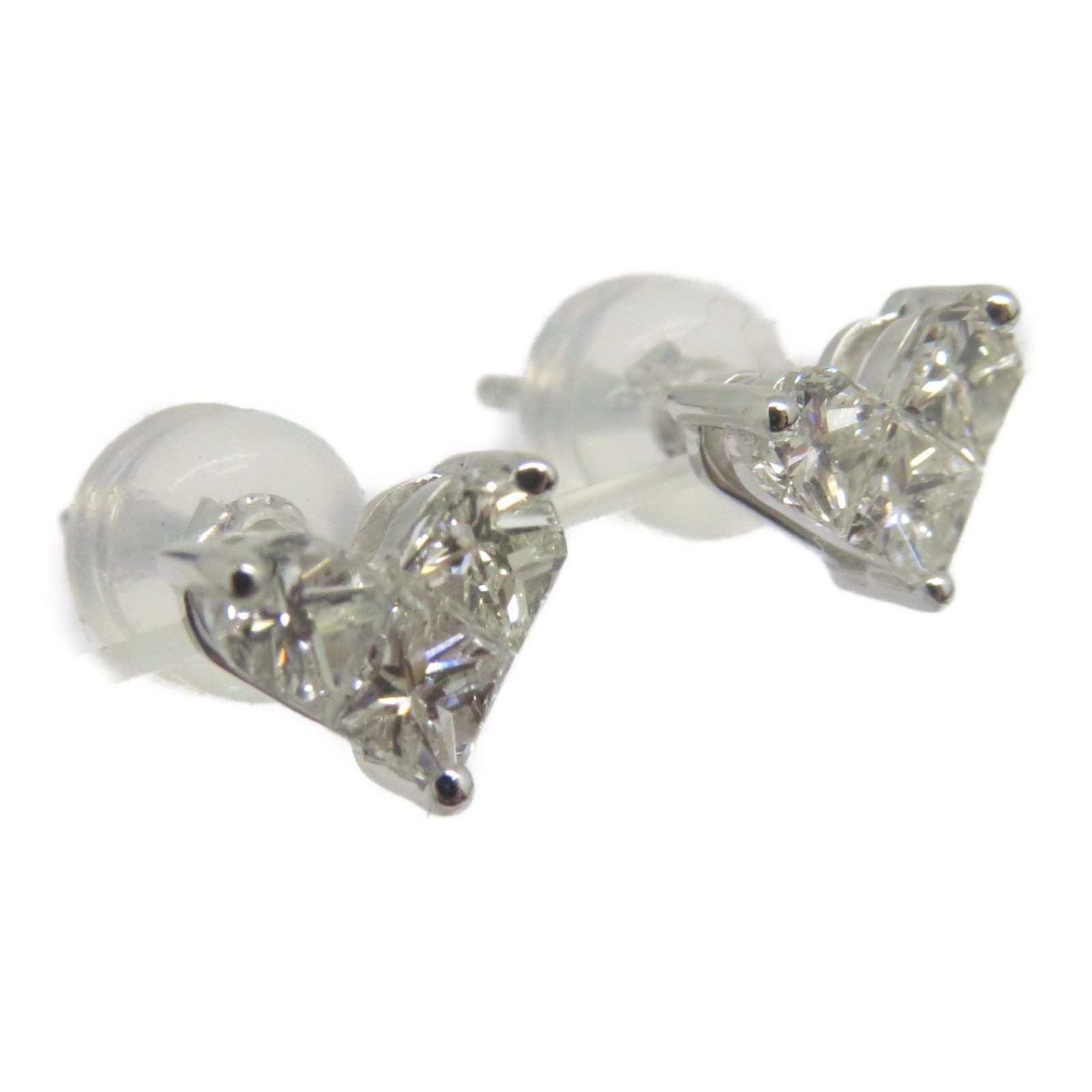 JEWELRY 18K白金Diamond Earrings 0.89ct鑽石耳環