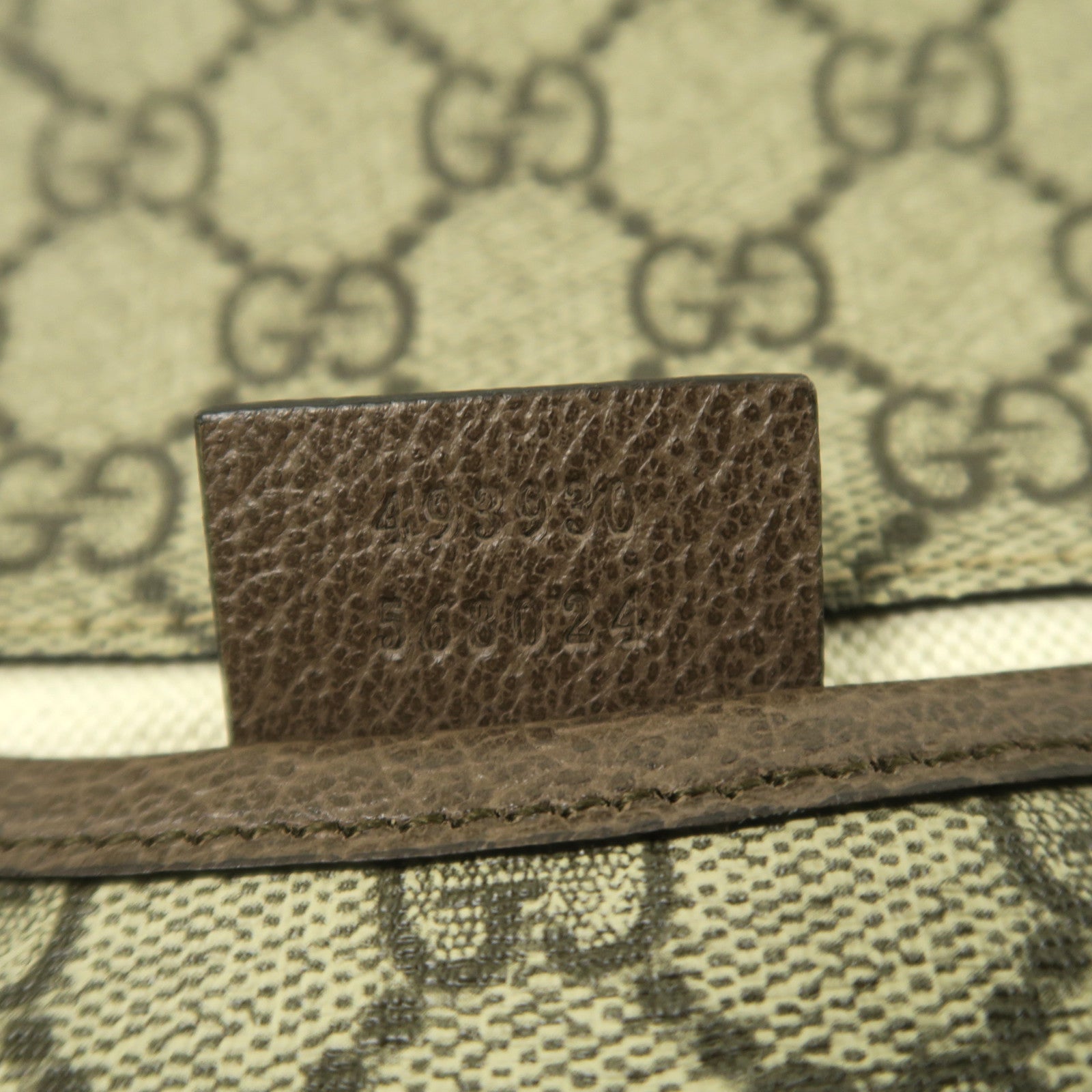 GUCCI 塗層帆布Neo Vintage GG Supreme腰包啡色