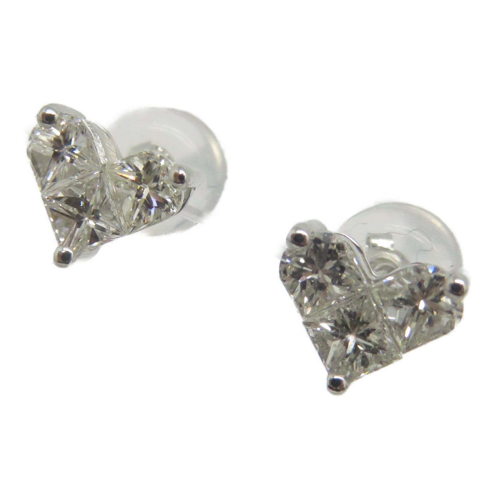 JEWELRY 18K白金Diamond Earrings 0.89ct鑽石耳環
