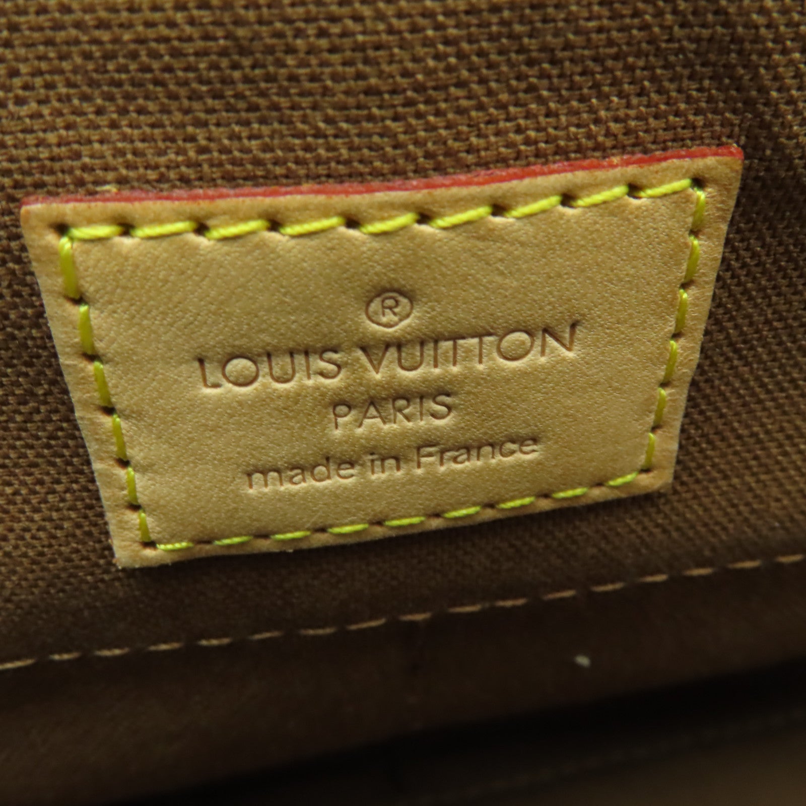 LOUIS VUITTON Monogram Popincourt金扣肩背袋棕色