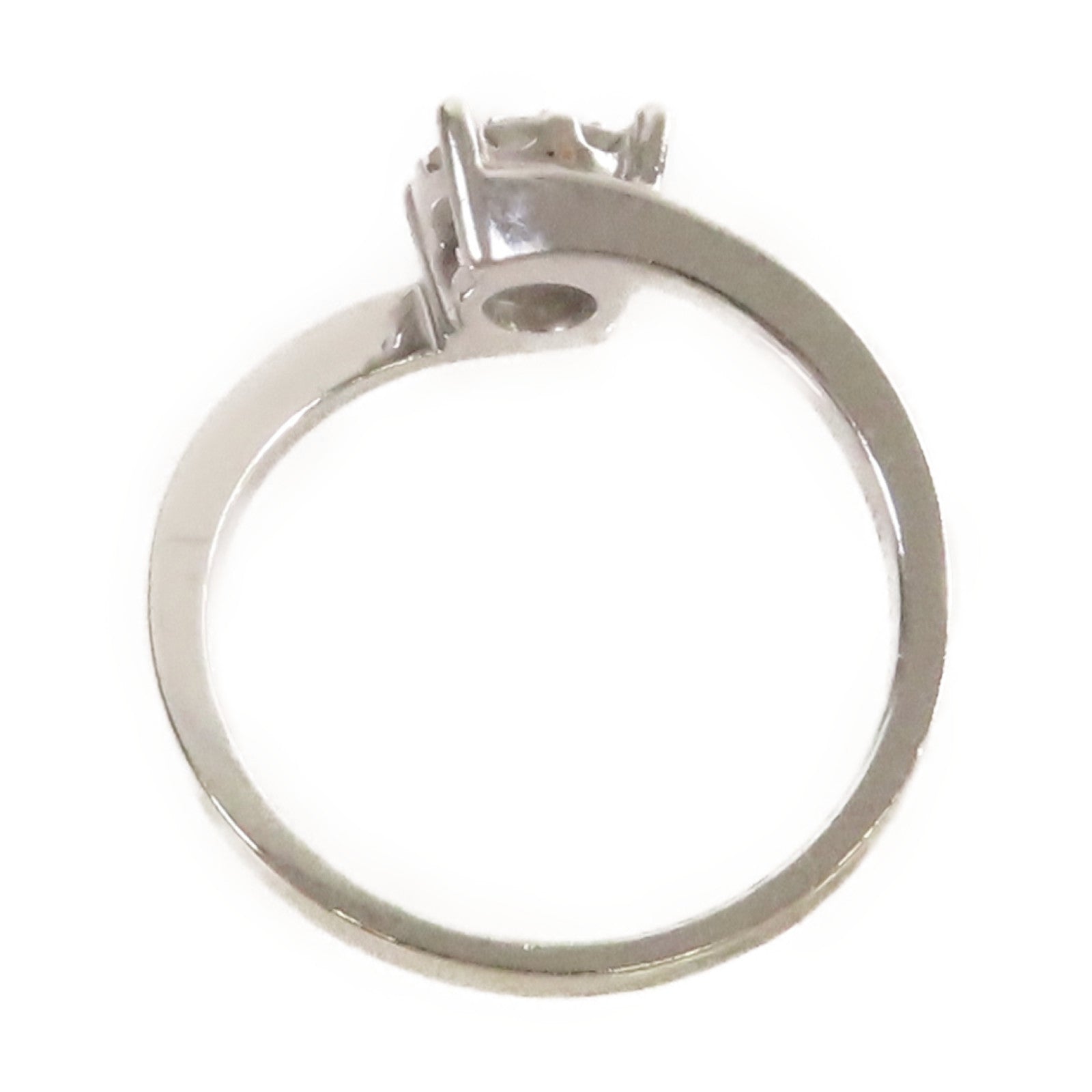 JEWELRY 18K白金/0.18ct鑽石Diamond Ring戒指US#6.75