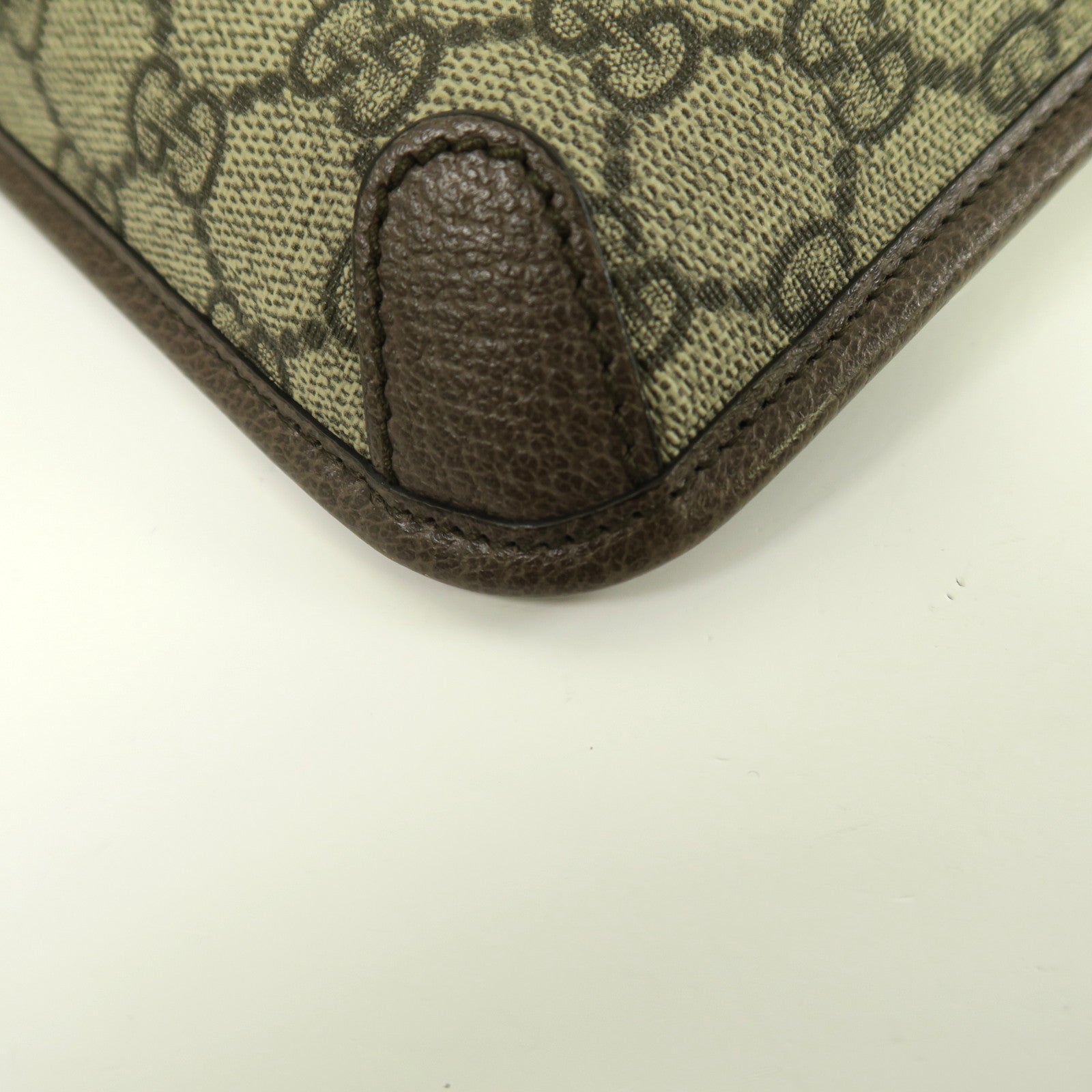 GUCCI 塗層帆布Neo Vintage GG Supreme腰包啡色