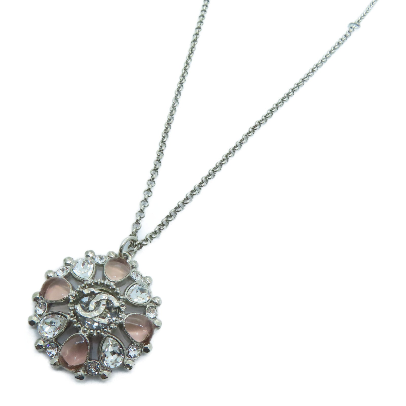 CHANEL 金属Necklace项链银色