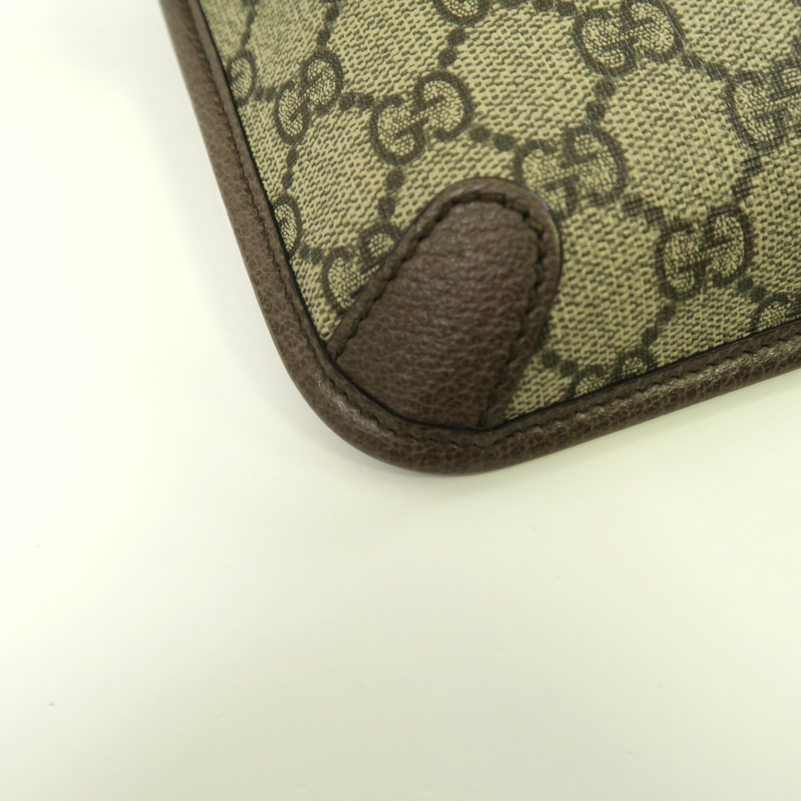 GUCCI 塗層帆布Neo Vintage GG Supreme腰包啡色