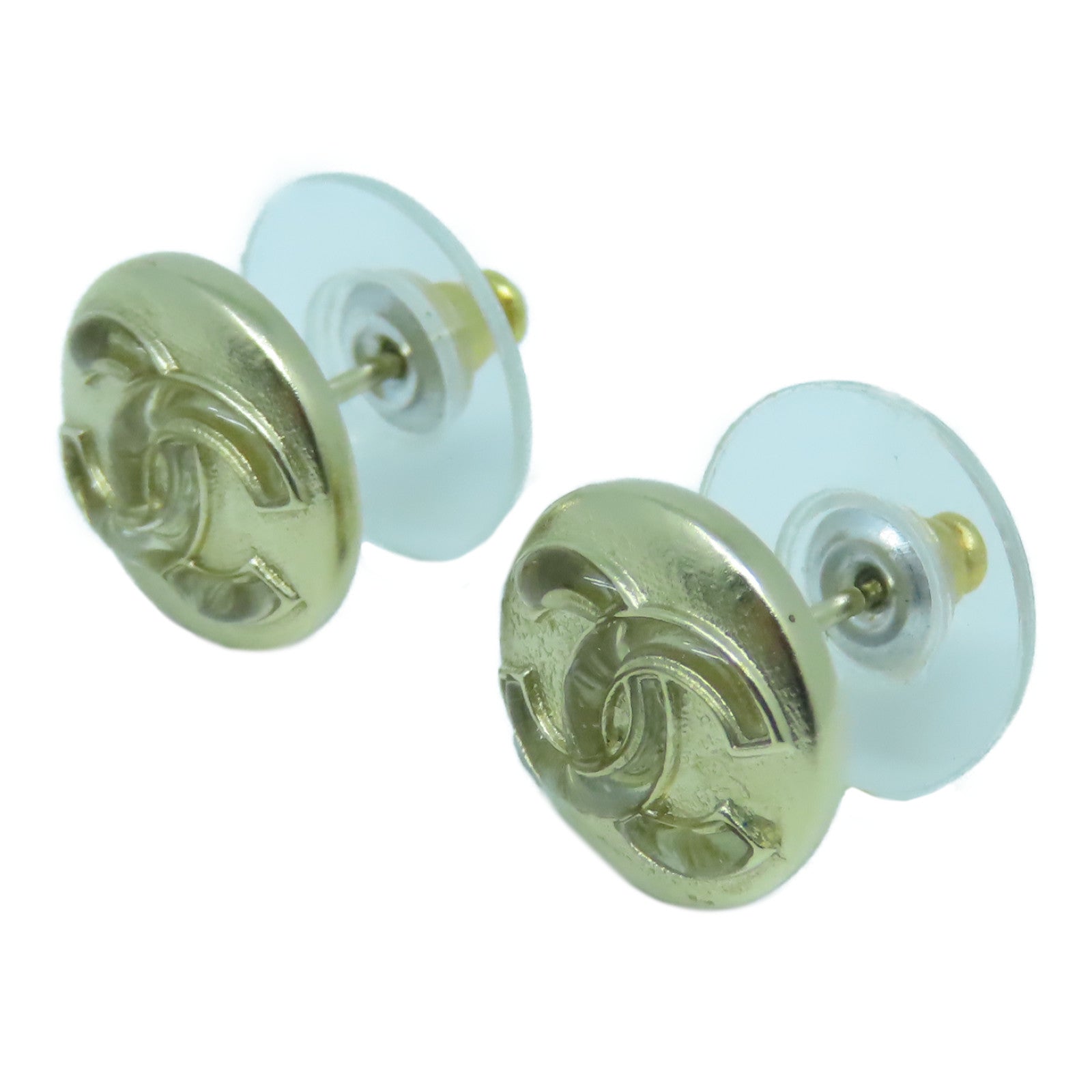 CHANEL 金屬Earrings耳環金色