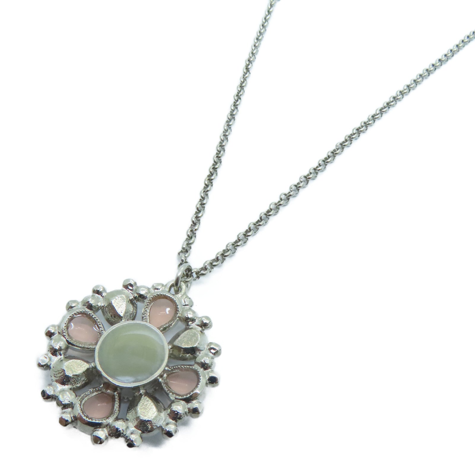 CHANEL 金属Necklace项链银色