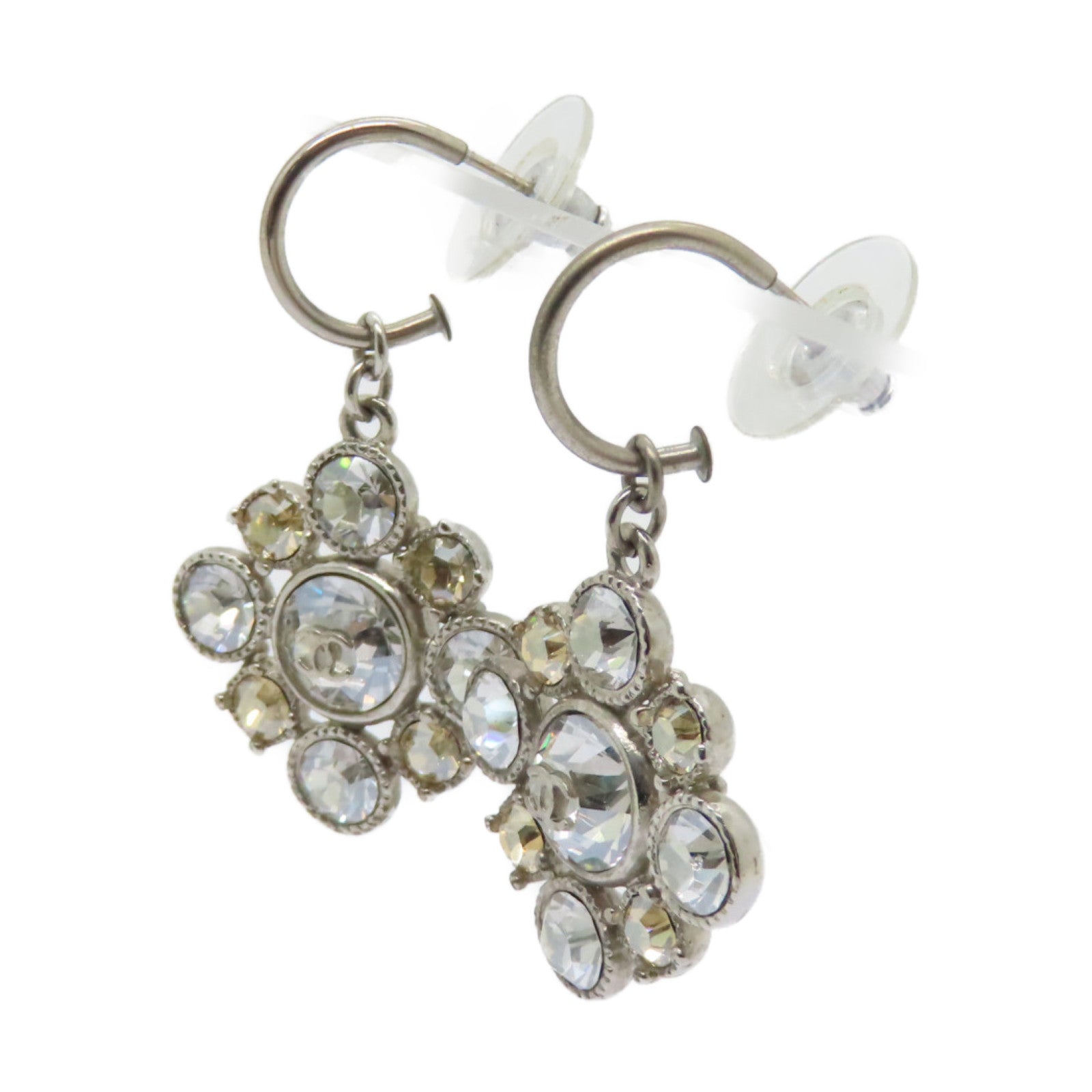 CHANEL 金屬Earrings耳環銀色/黃色