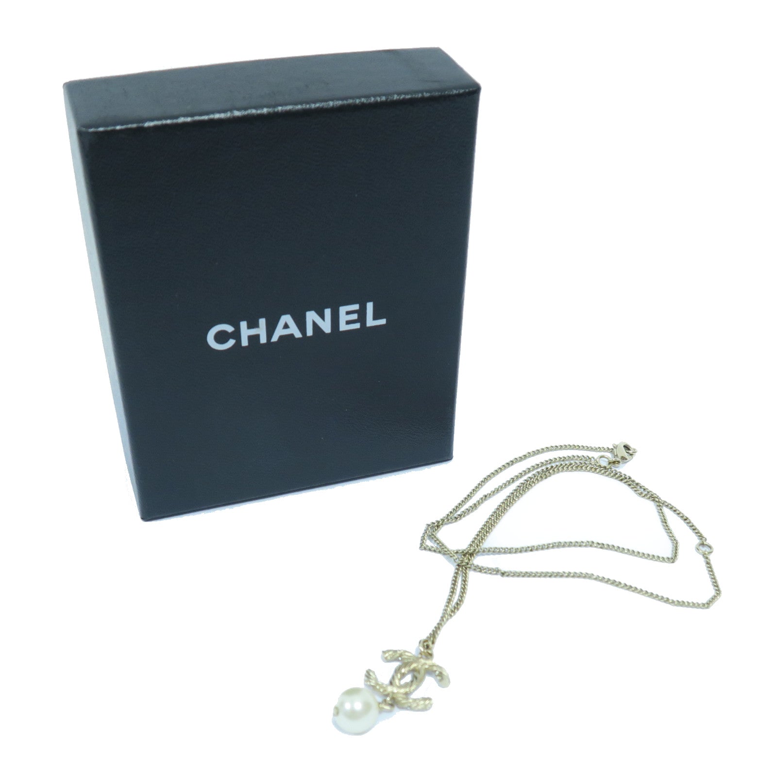 CHANEL 金屬Necklace項鍊金色