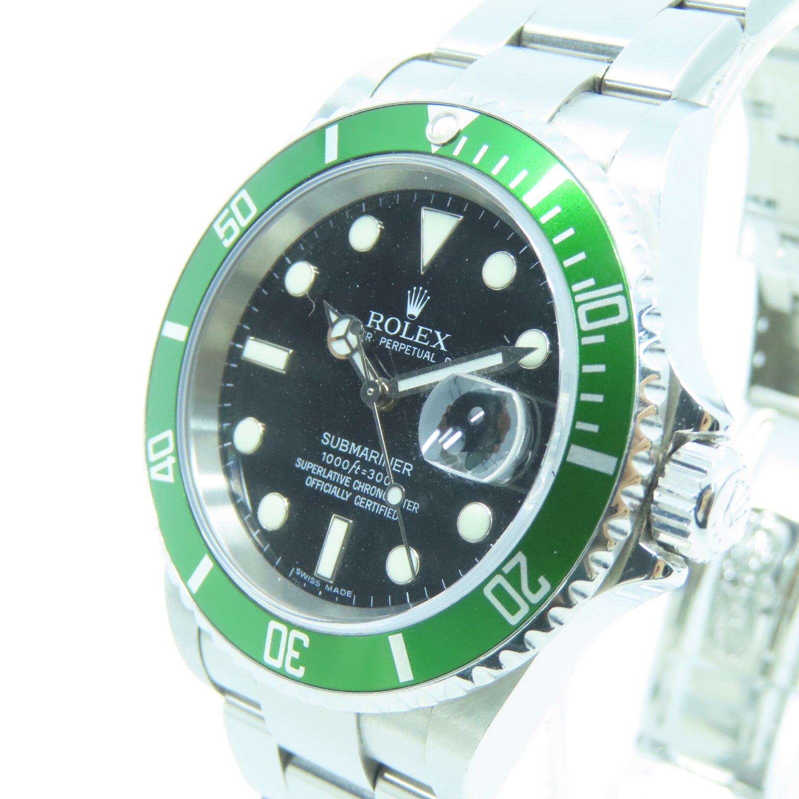 ROLEX Submarinar Date不锈钢自动机芯手表黑色/绿色