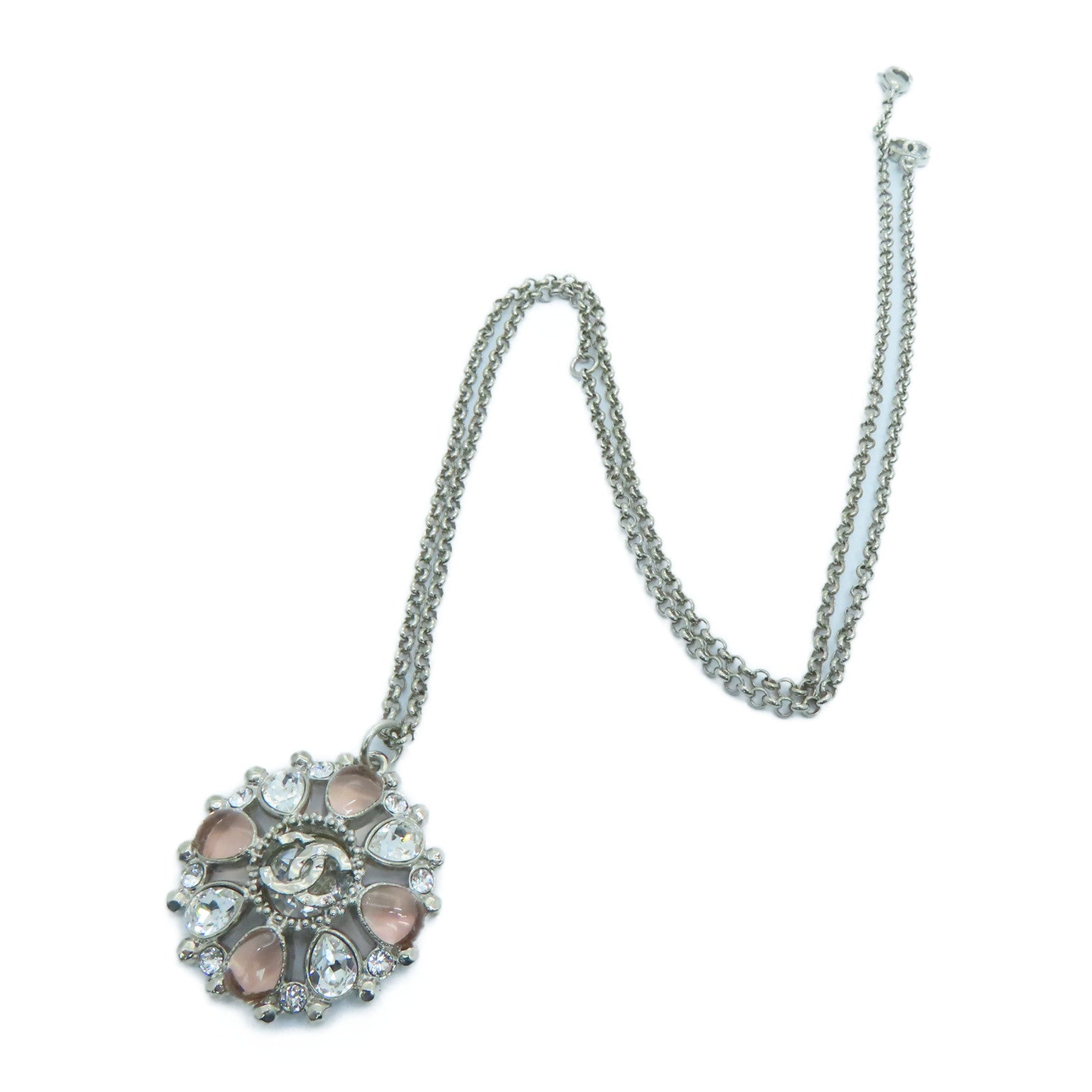 CHANEL 金属Necklace项链银色