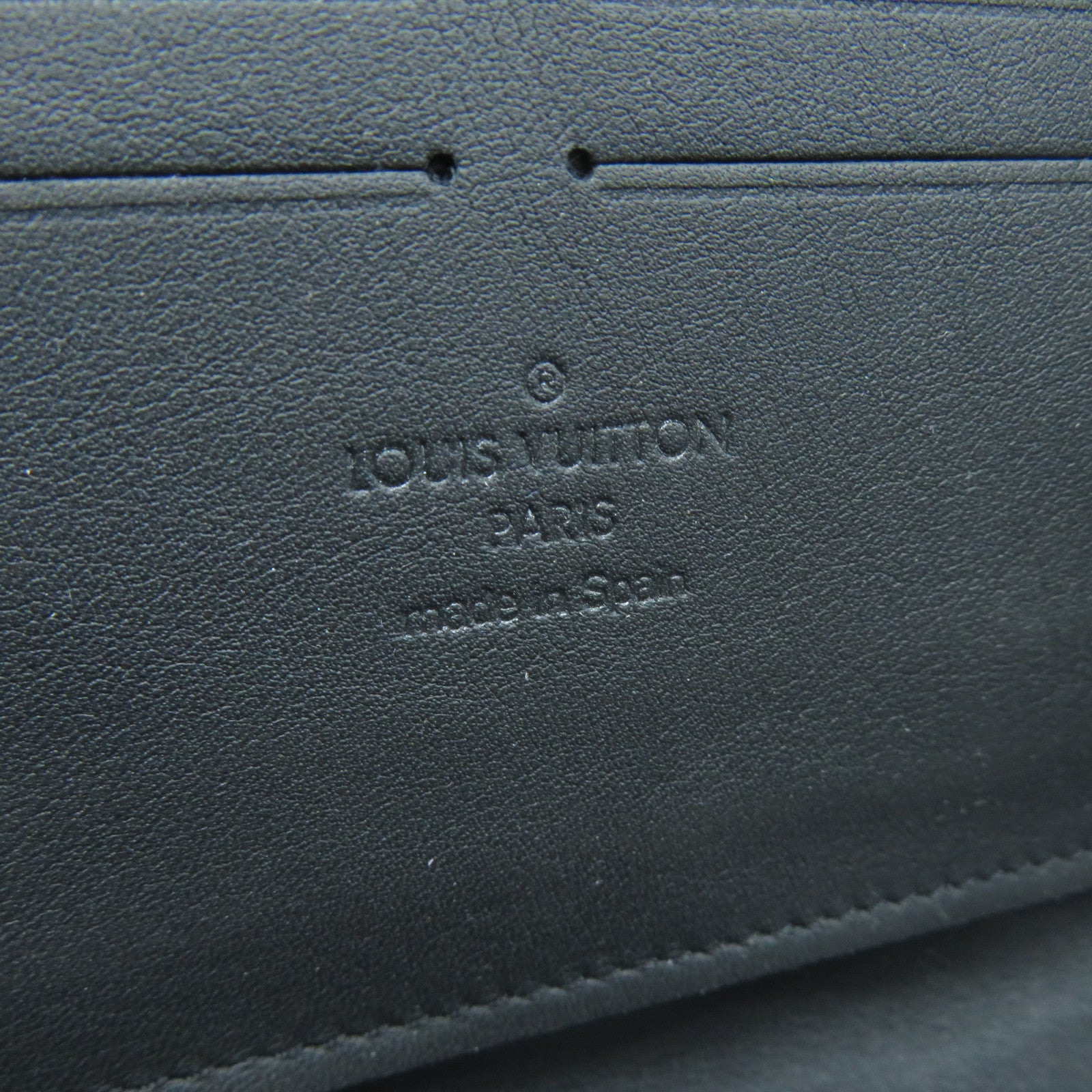LOUIS VUITTON Monogram Eclipse Zippy Wallet Trunk長錢包黑色