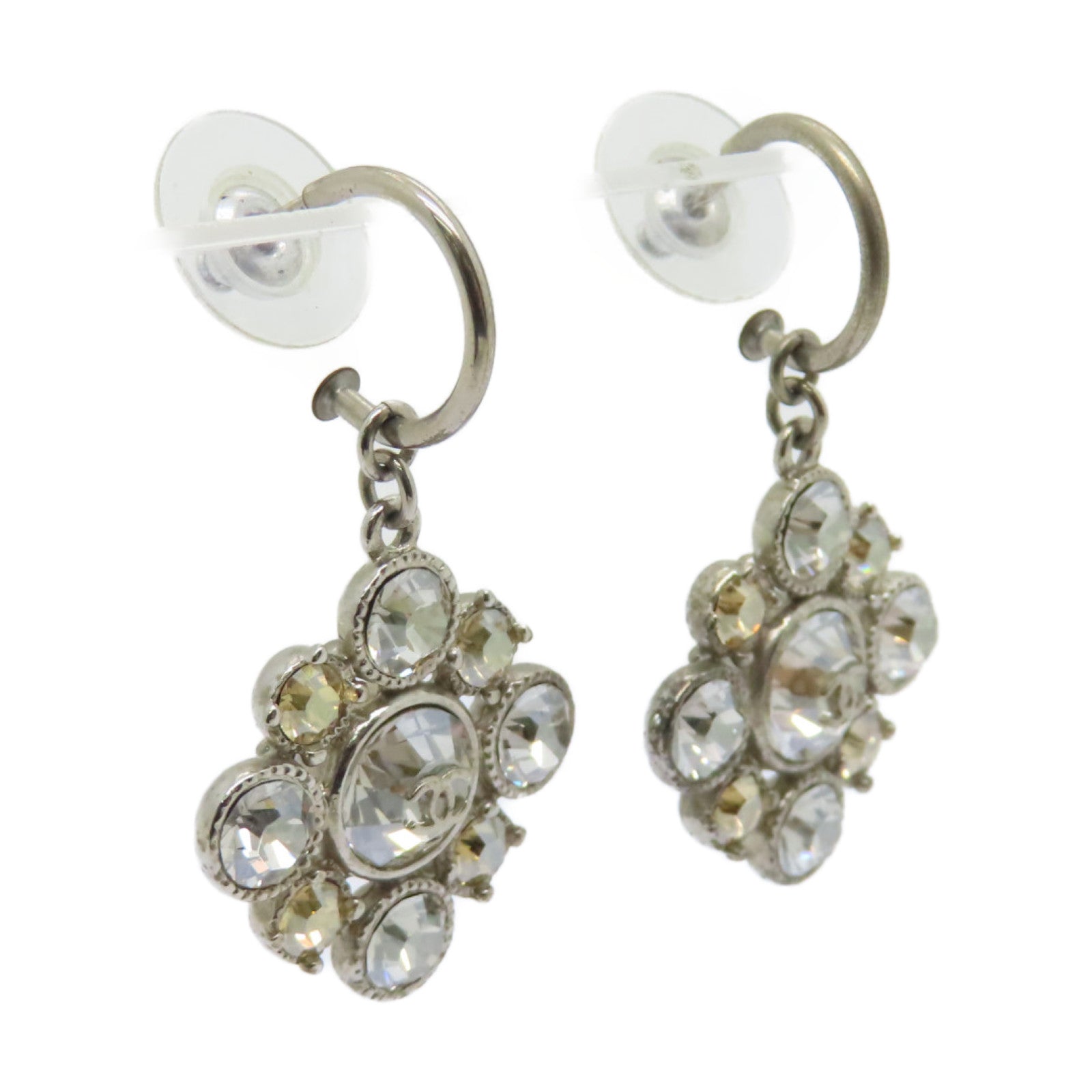 CHANEL 金屬Earrings耳環銀色/黃色
