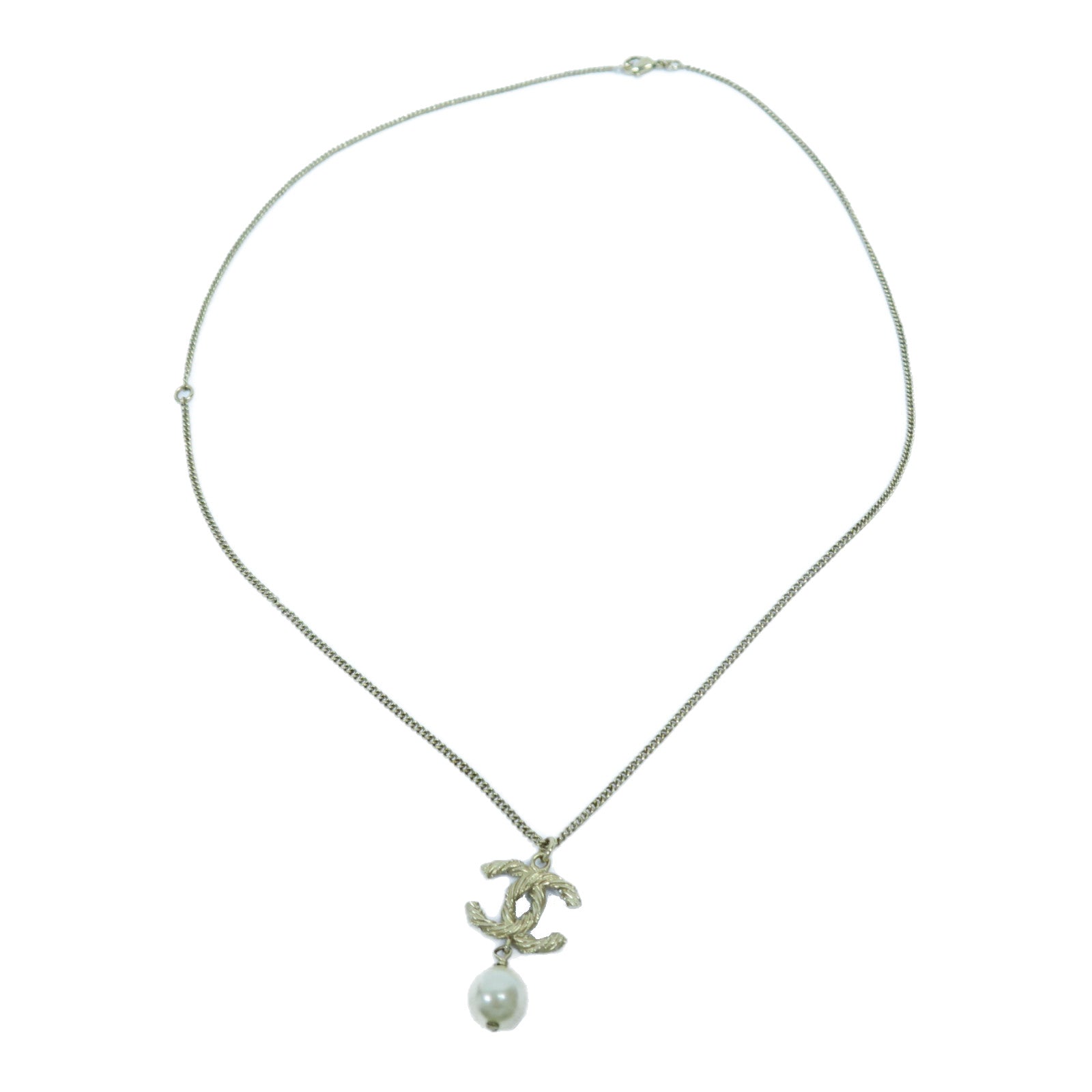 CHANEL 金屬Necklace項鍊金色