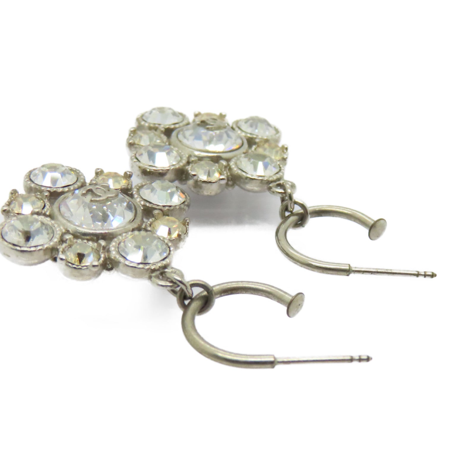 CHANEL 金屬Earrings耳環銀色/黃色