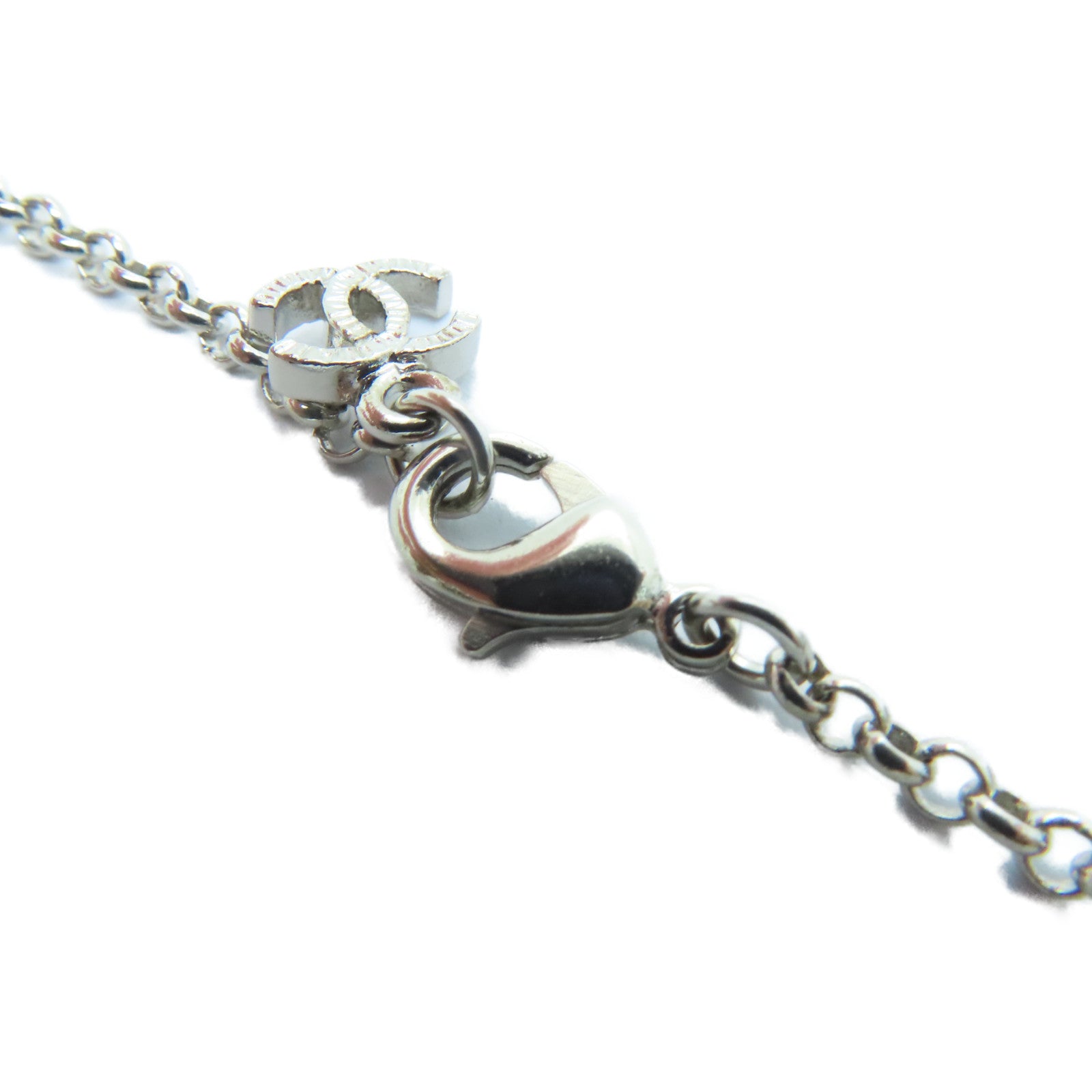 CHANEL 金属Necklace项链银色