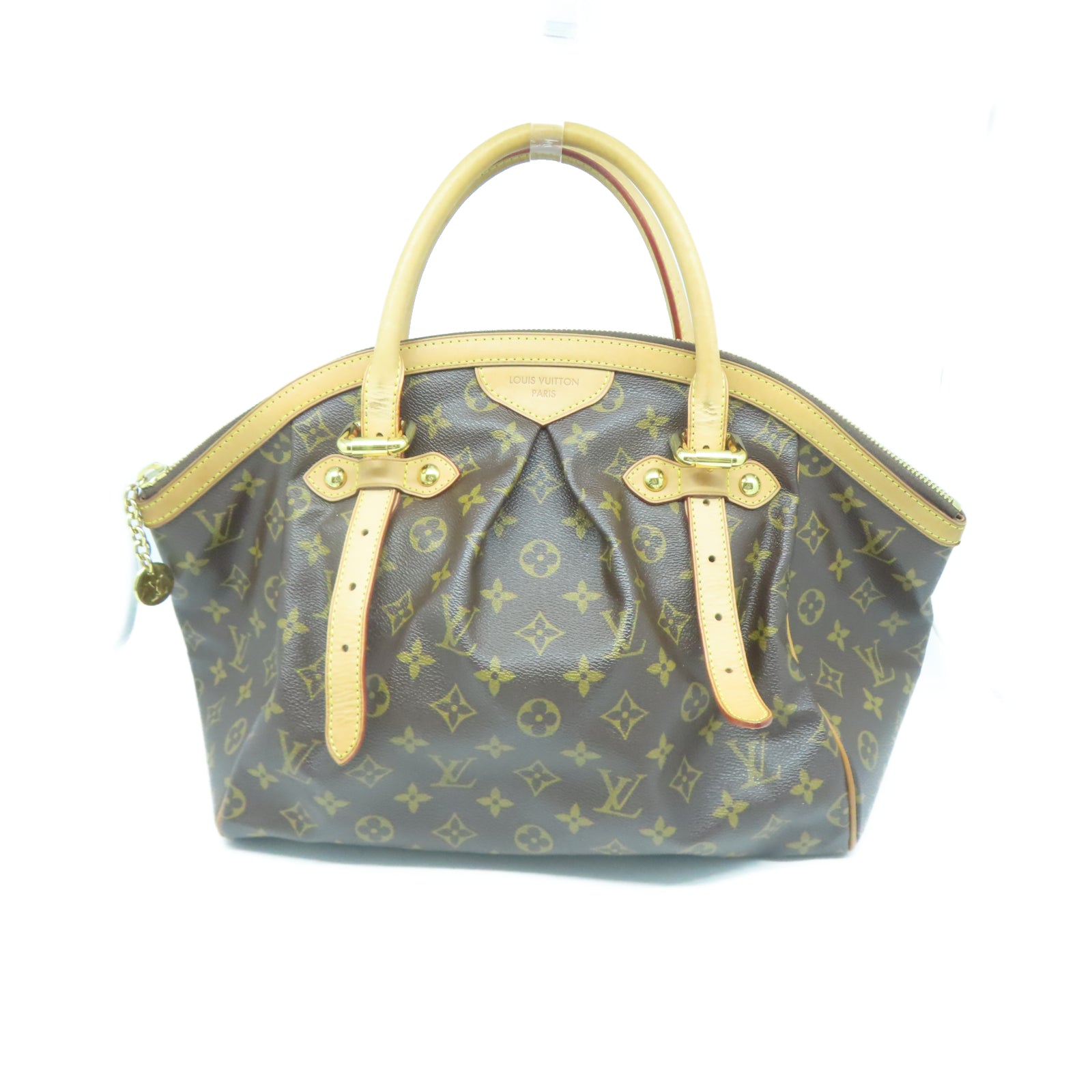 LOUIS VUITTON 【激減優惠】Monogram Tivoli GM金扣手挽袋棕色