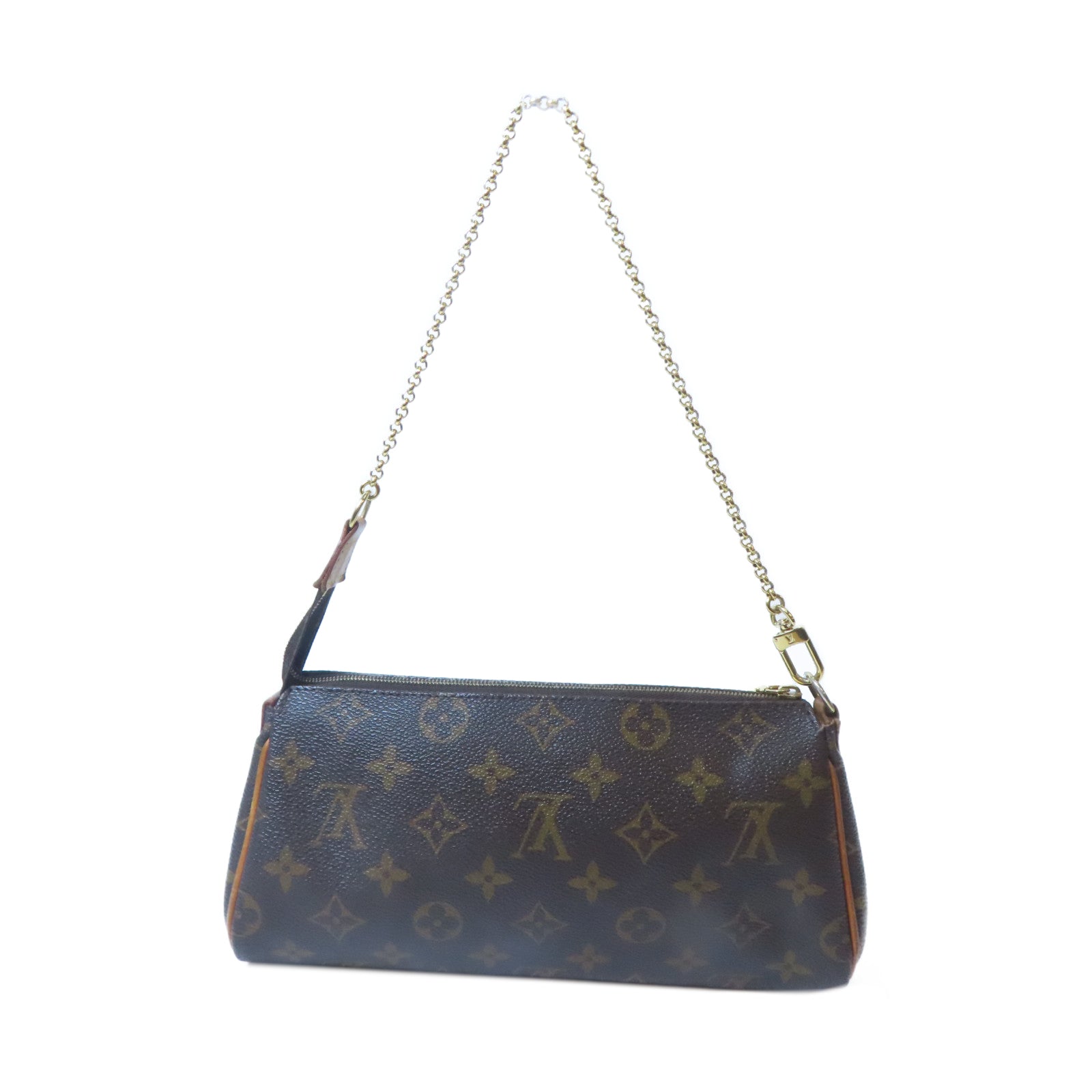 LOUIS VUITTON Monogram Eva金扣肩背袋啡色