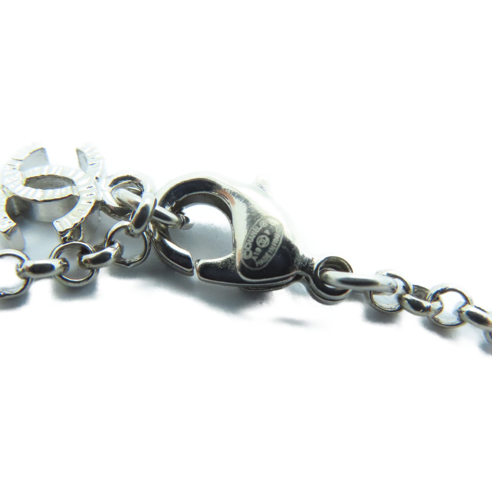 CHANEL 金属Necklace项链银色