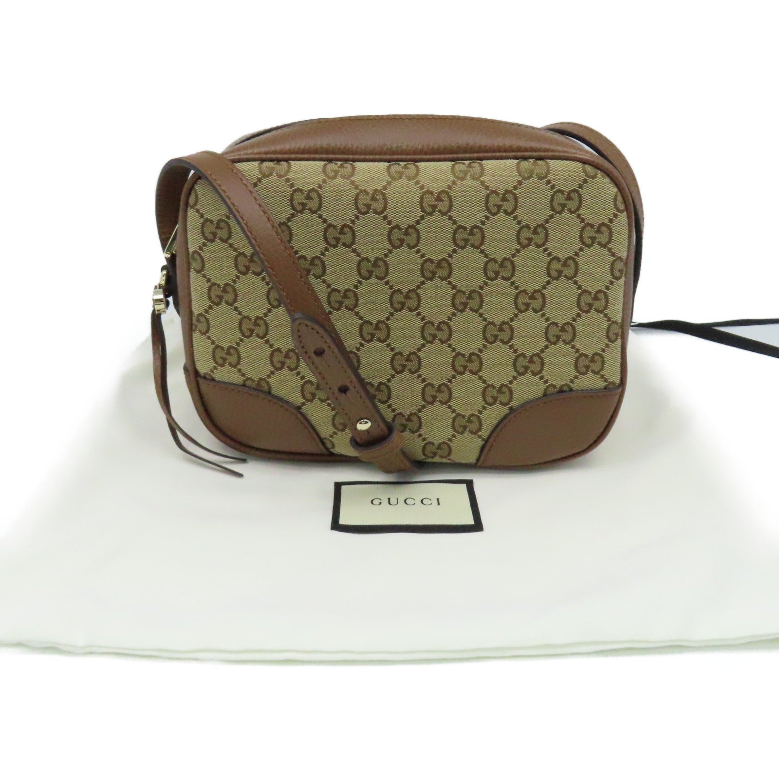 GUCCI GG帆布Shoulder Bag肩背袋啡色