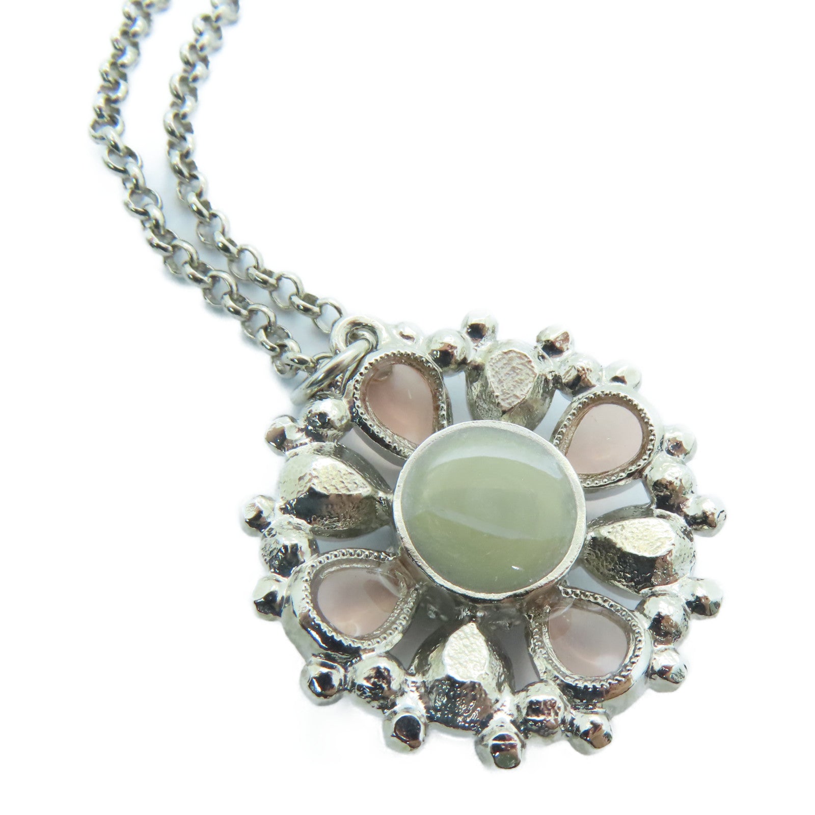 CHANEL 金属Necklace项链银色