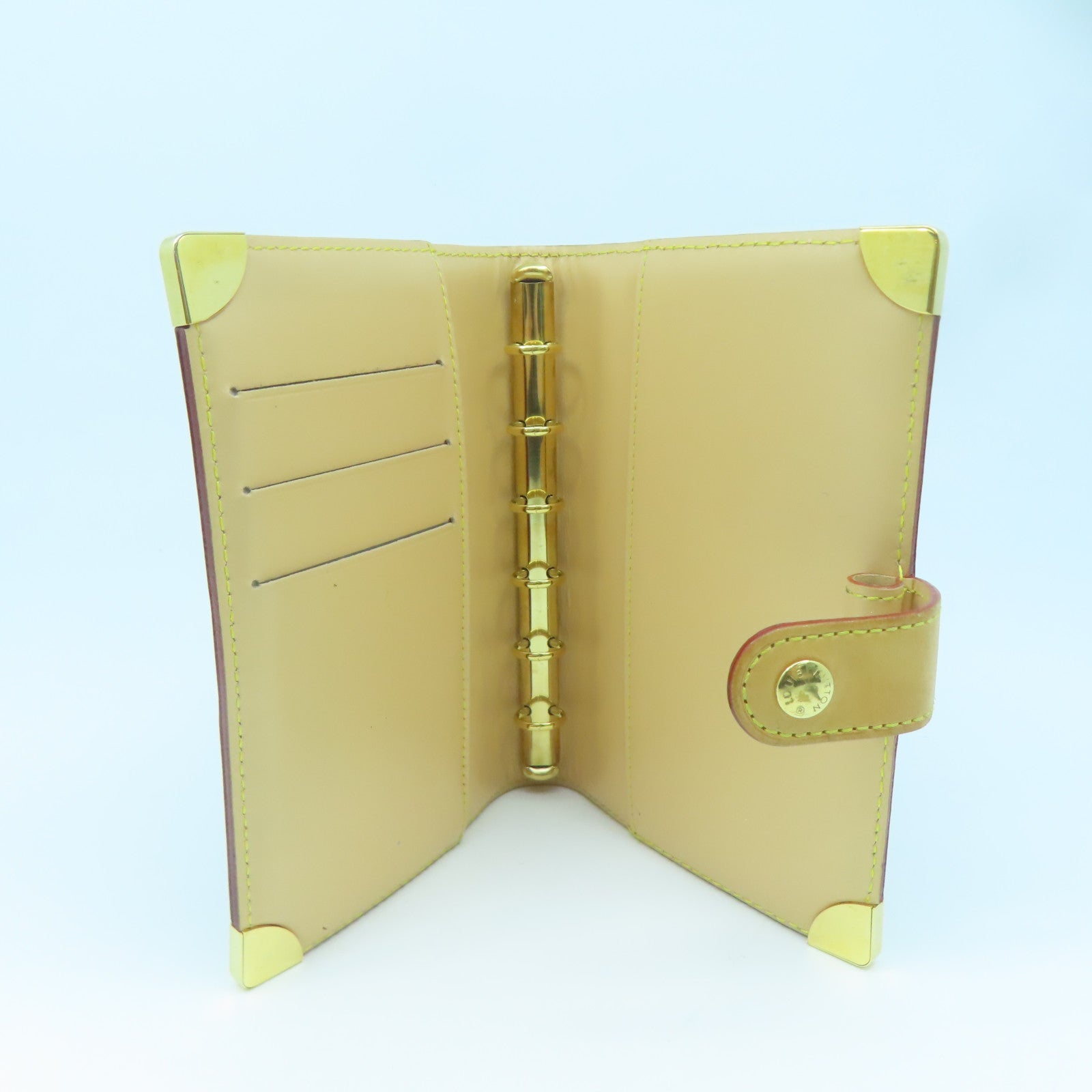 LOUIS VUITTON Monogram Multicolore Agende PM gold clasp memo pad color