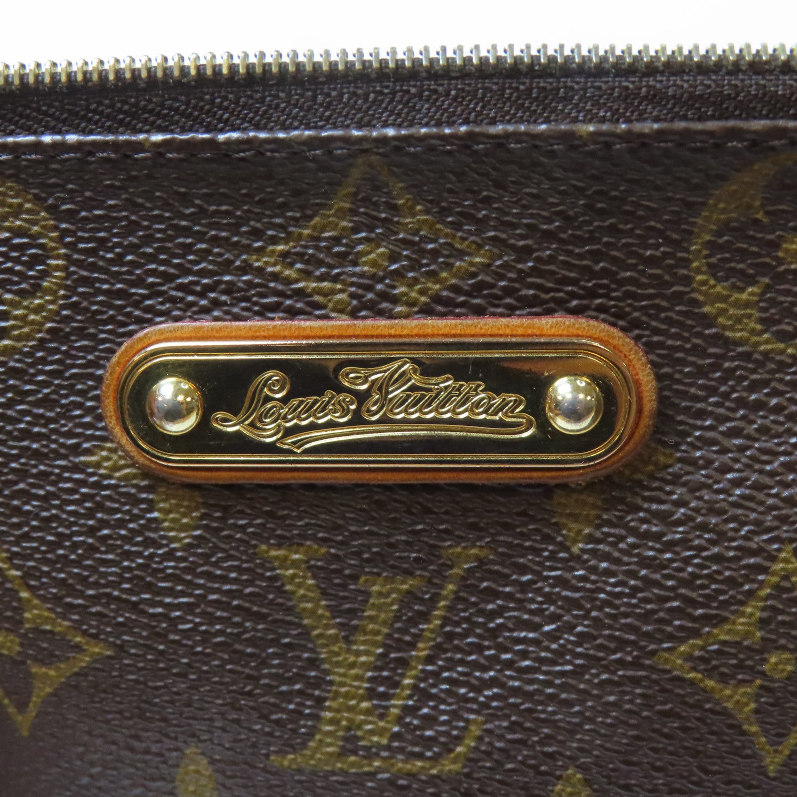 LOUIS VUITTON Monogram Eva金扣肩背袋啡色