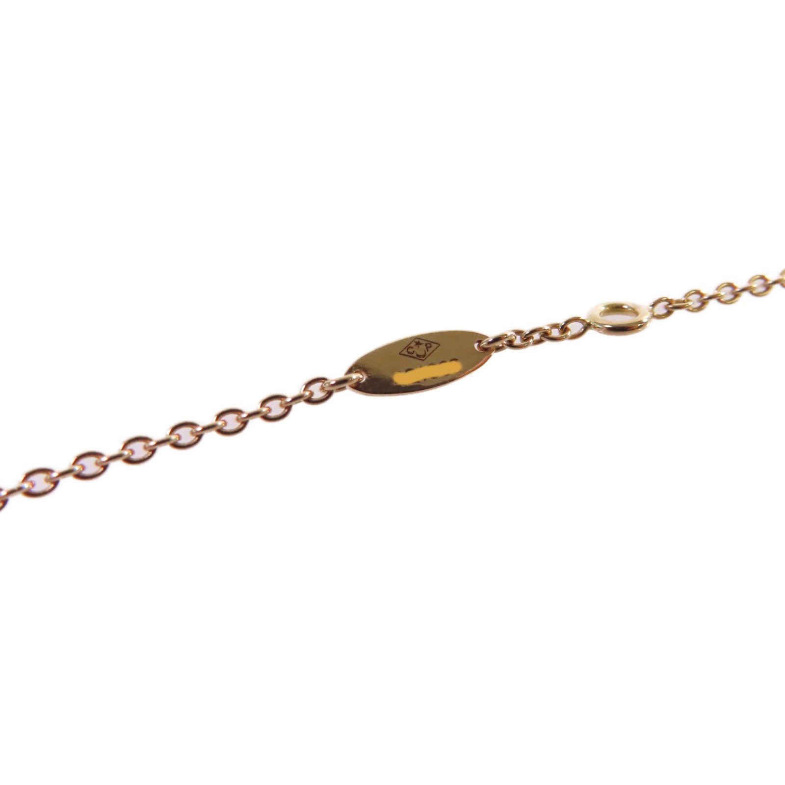 Dior 18K玫瑰金/粉紅蛋白石/鑽石Rose Des Vents Necklace項鏈