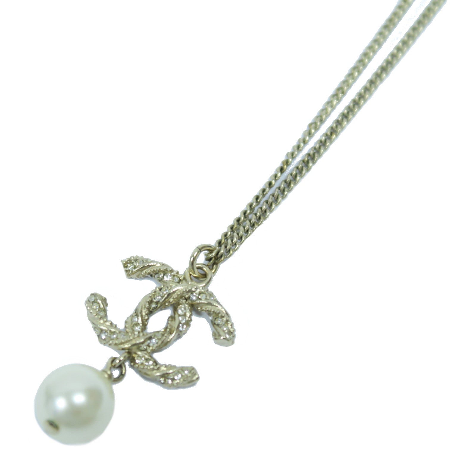 CHANEL 金屬Necklace項鍊金色